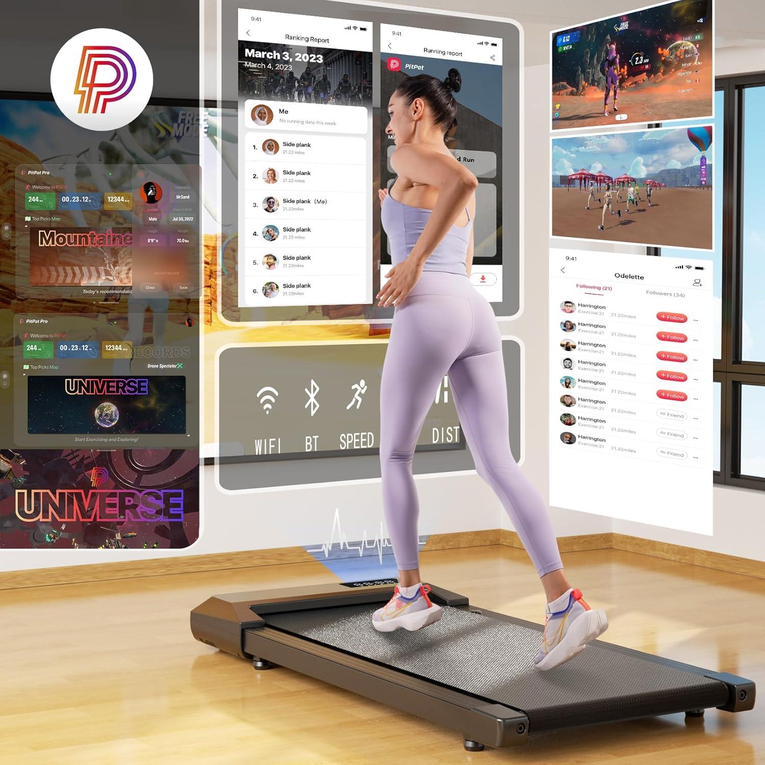 Cinta de Correr Bajo Escritorio Superun BA06-B1, 2.5 HP, 136 Kg