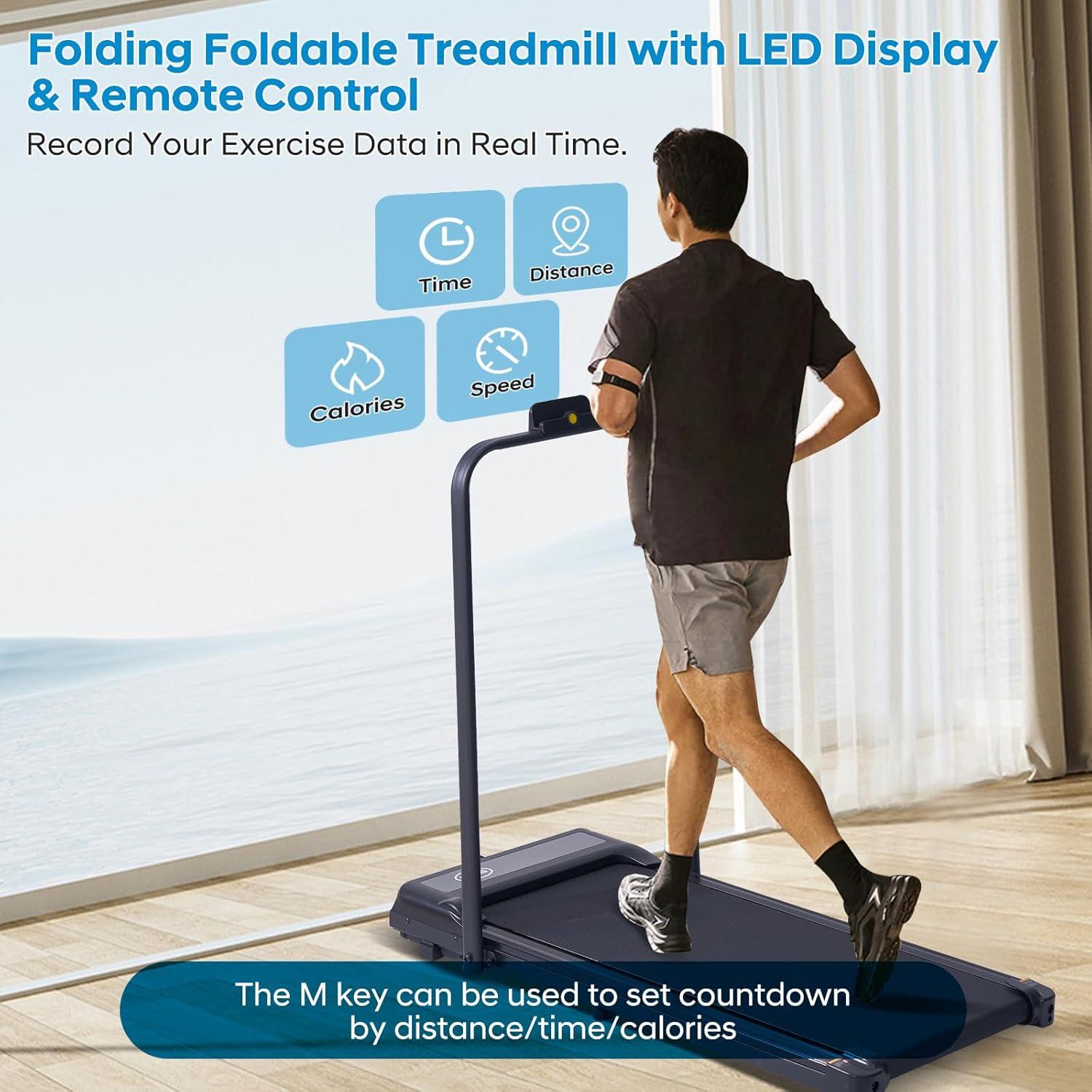 Caminadora Eléctrica Plegable MCRG 3.0HP 136kg Control Remoto