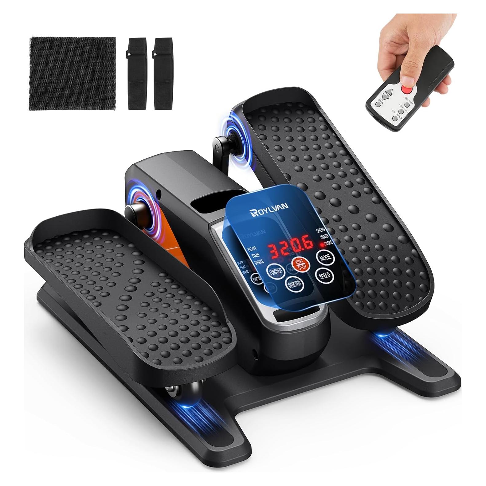 Máquina Elíptica Roylvan TD05-EB-010 Silenciosa 12 Velocidades