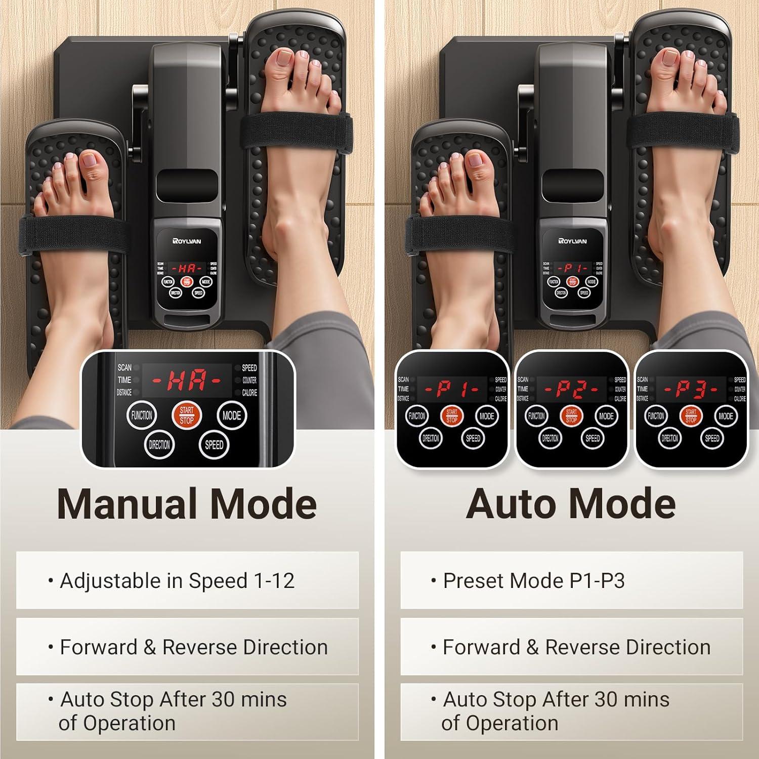 Máquina Elíptica Roylvan TD05-EB-010 Silenciosa 12 Velocidades