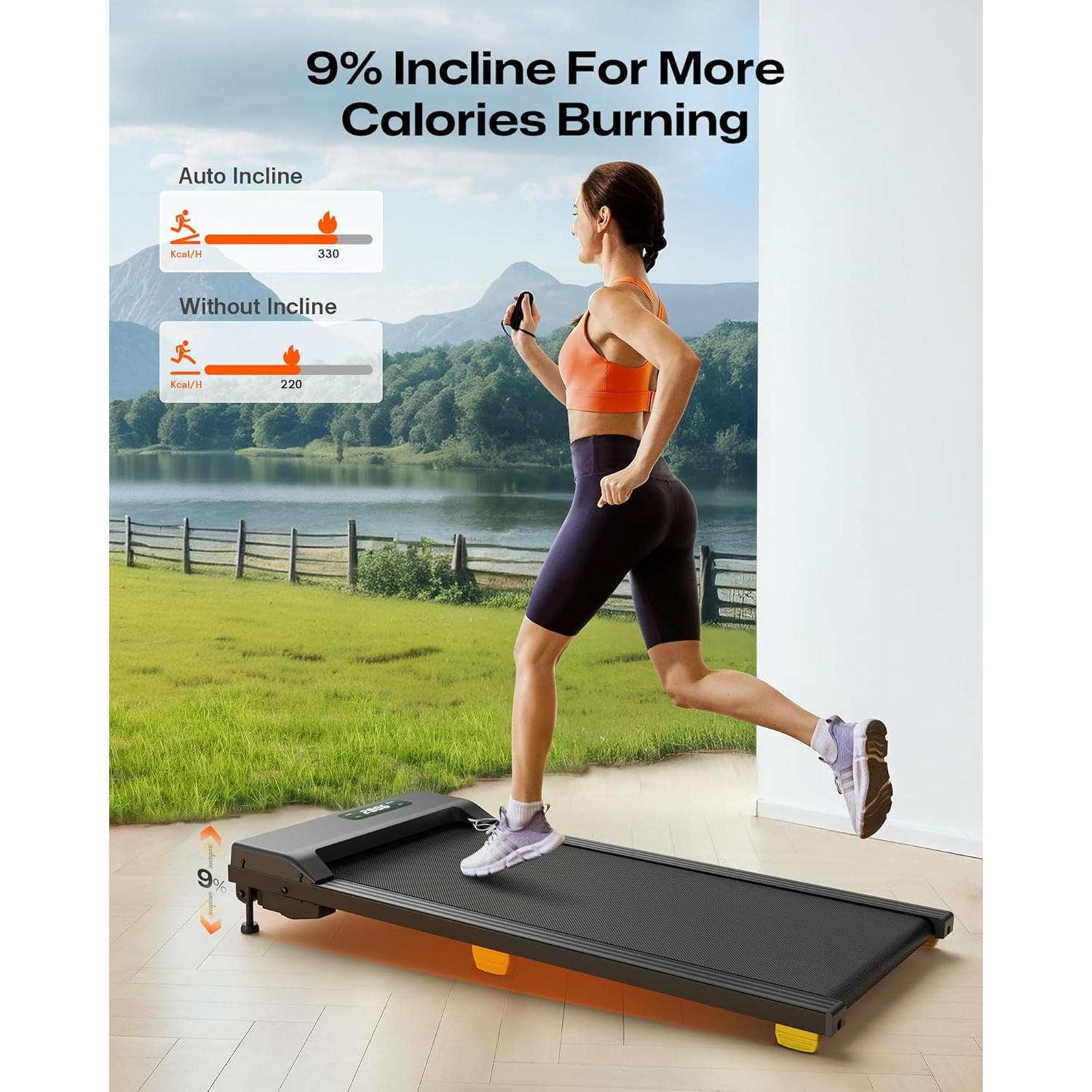 Caminadora SYSURO S1L 2.5HP Plegable Inclinación 108.5x50cm