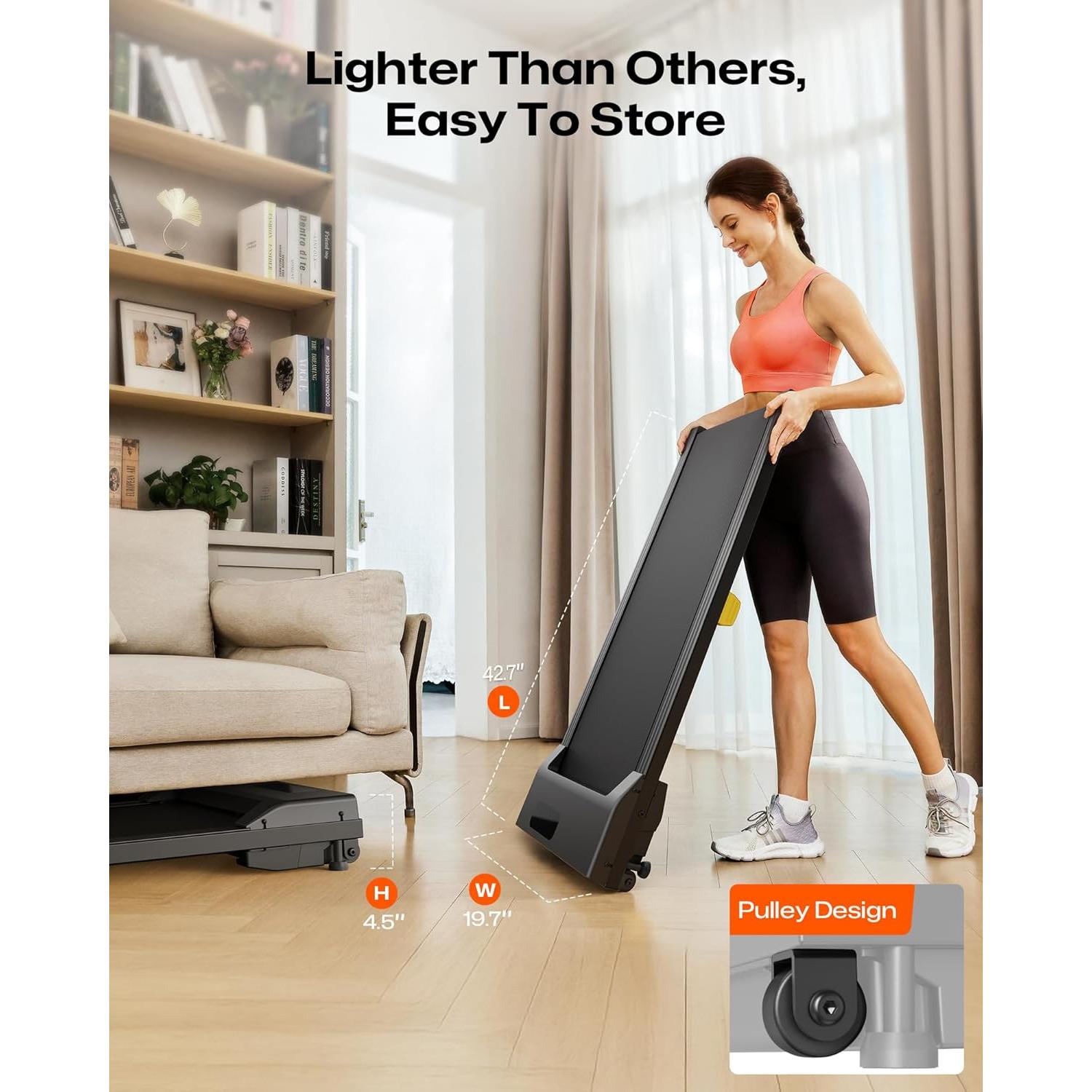 Caminadora SYSURO S1L 2.5HP Plegable Inclinación 108.5x50cm