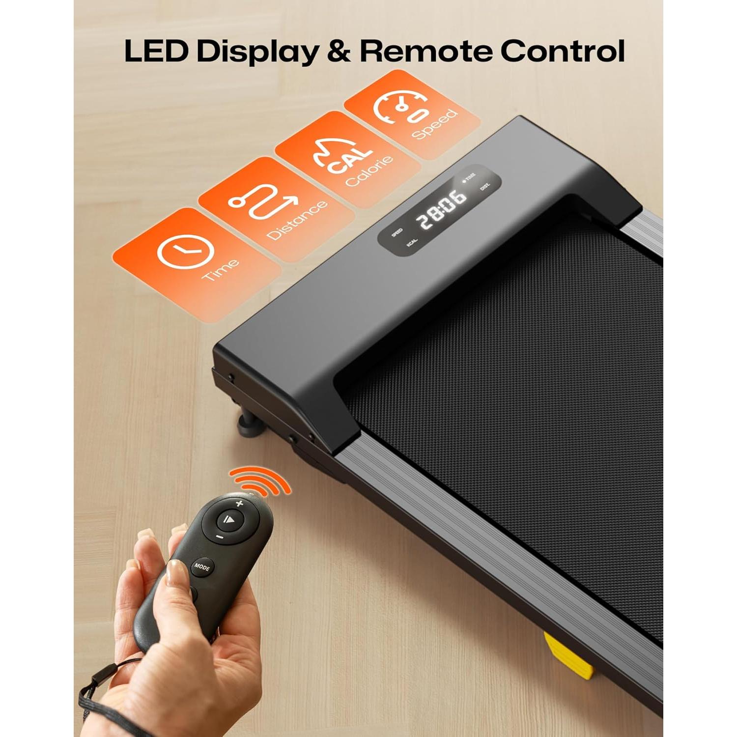 Caminadora SYSURO S1L 2.5HP Plegable Inclinación 108.5x50cm