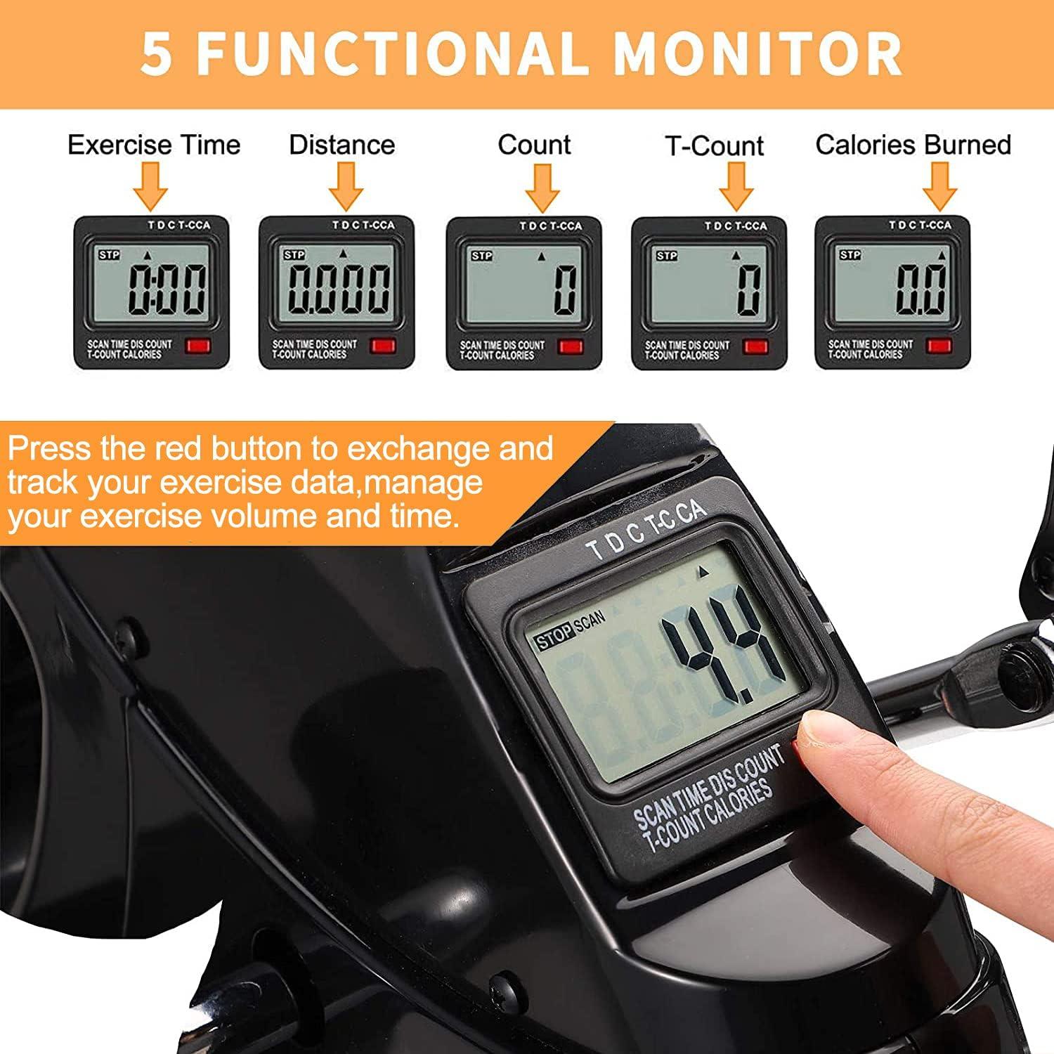 Bicicleta Mini de Ejercicio LEWANJA LWJ-HT-BK Portátil LCD