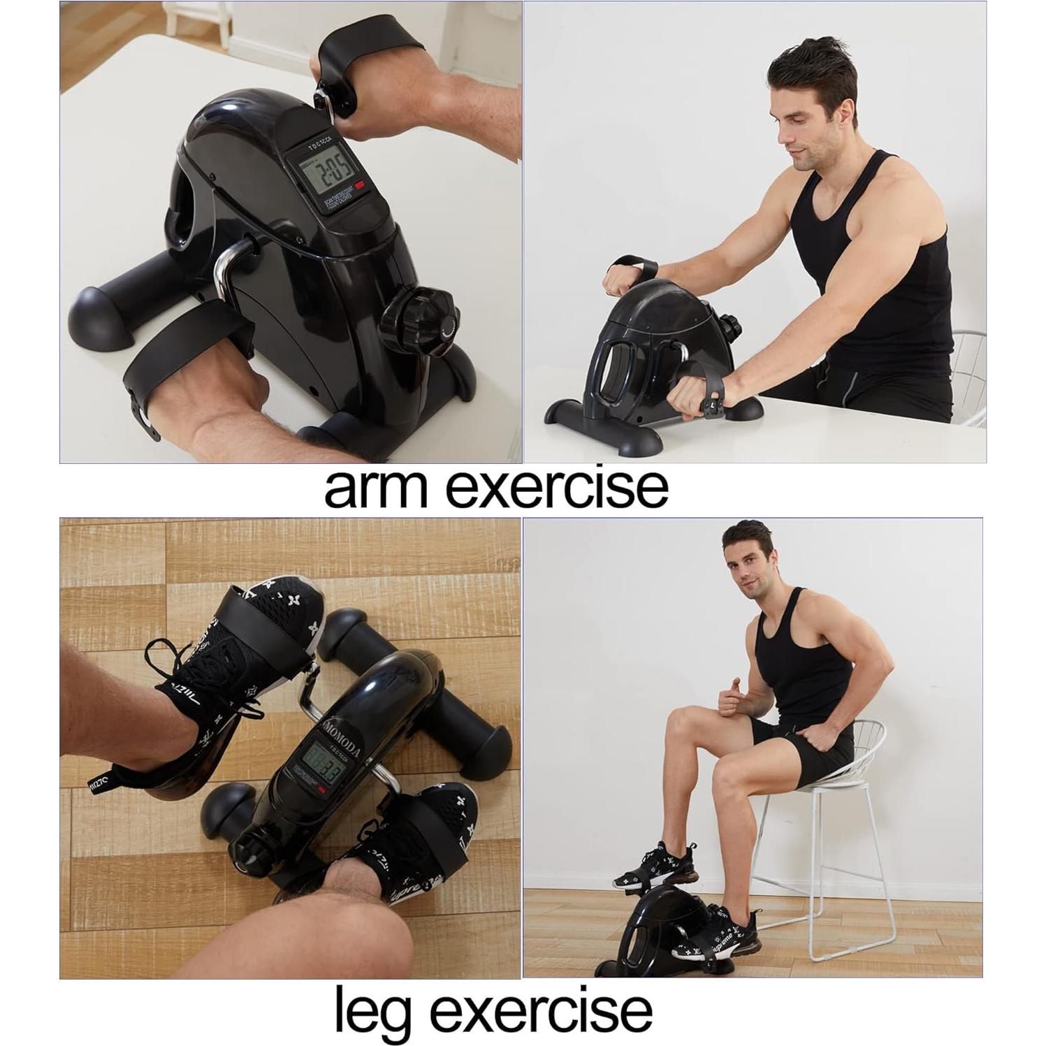 Bicicleta Mini de Ejercicio LEWANJA LWJ-HT-BK Portátil LCD