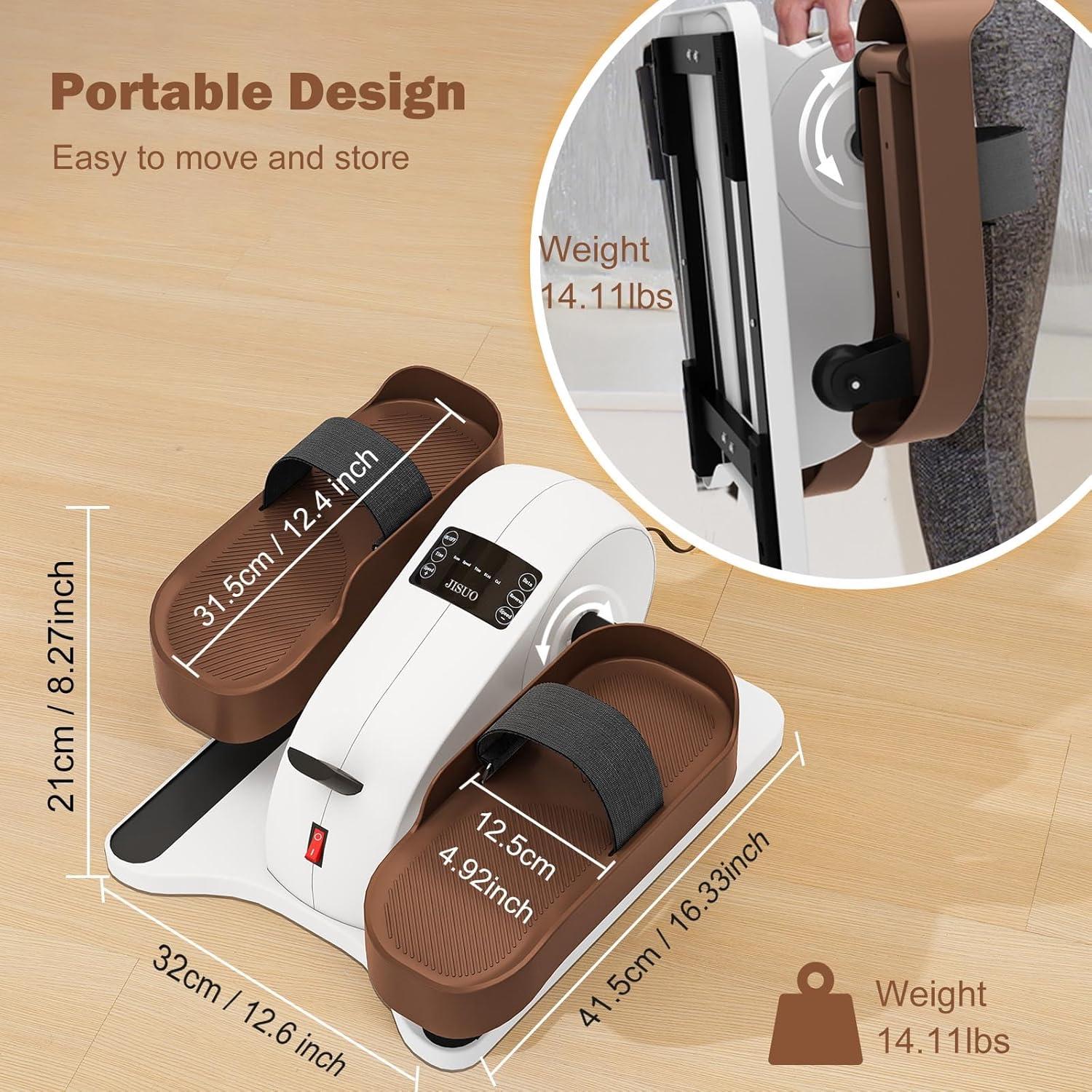 Máquina Elíptica Bajo Escritorio JISUO 12 Velocidades Portátil