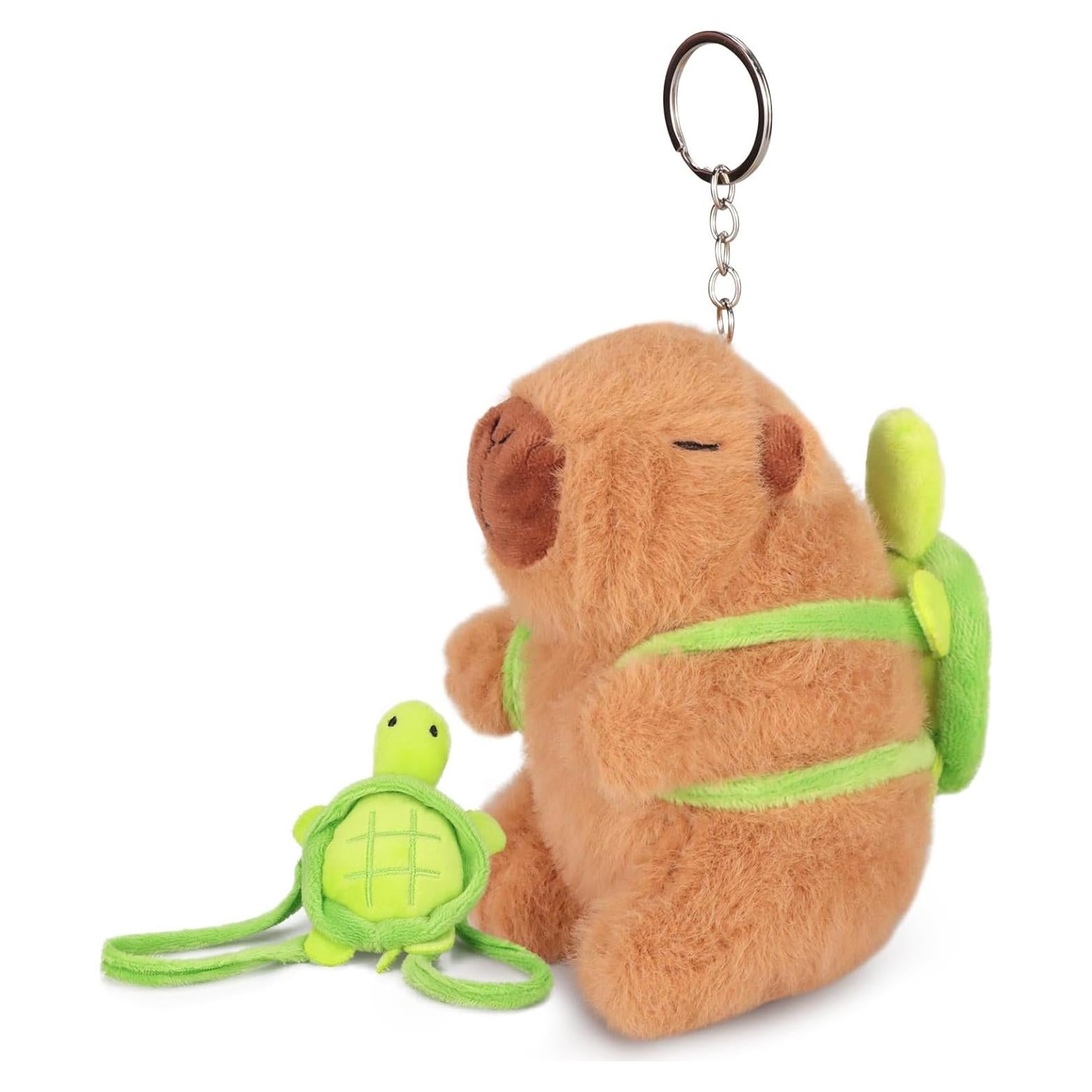 Peluche Capibara Emoin 16 cm Suave y Kawaii con Mochila