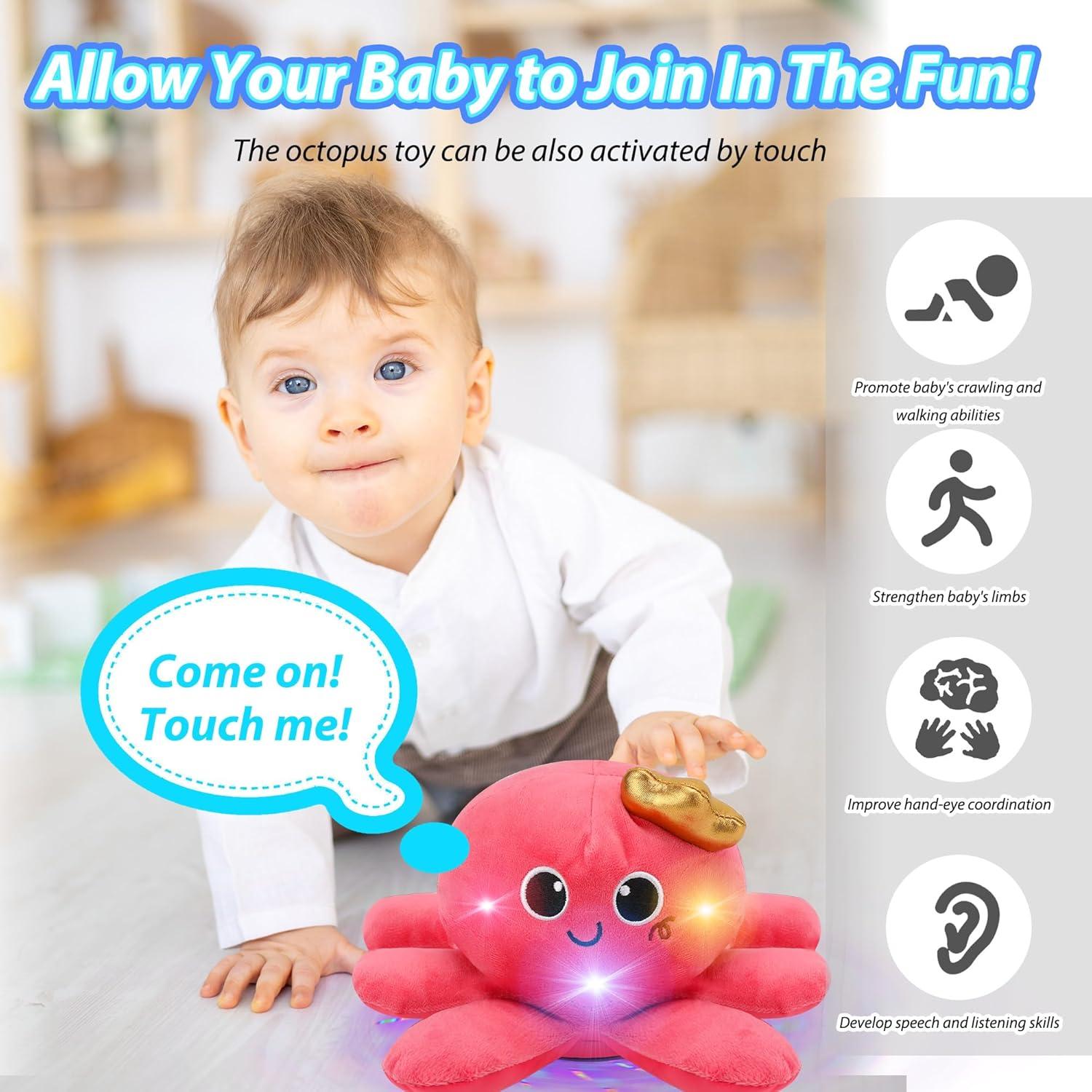 Juguete Musical Pulpo JoyyiKinddy - Sensorial para Bebés