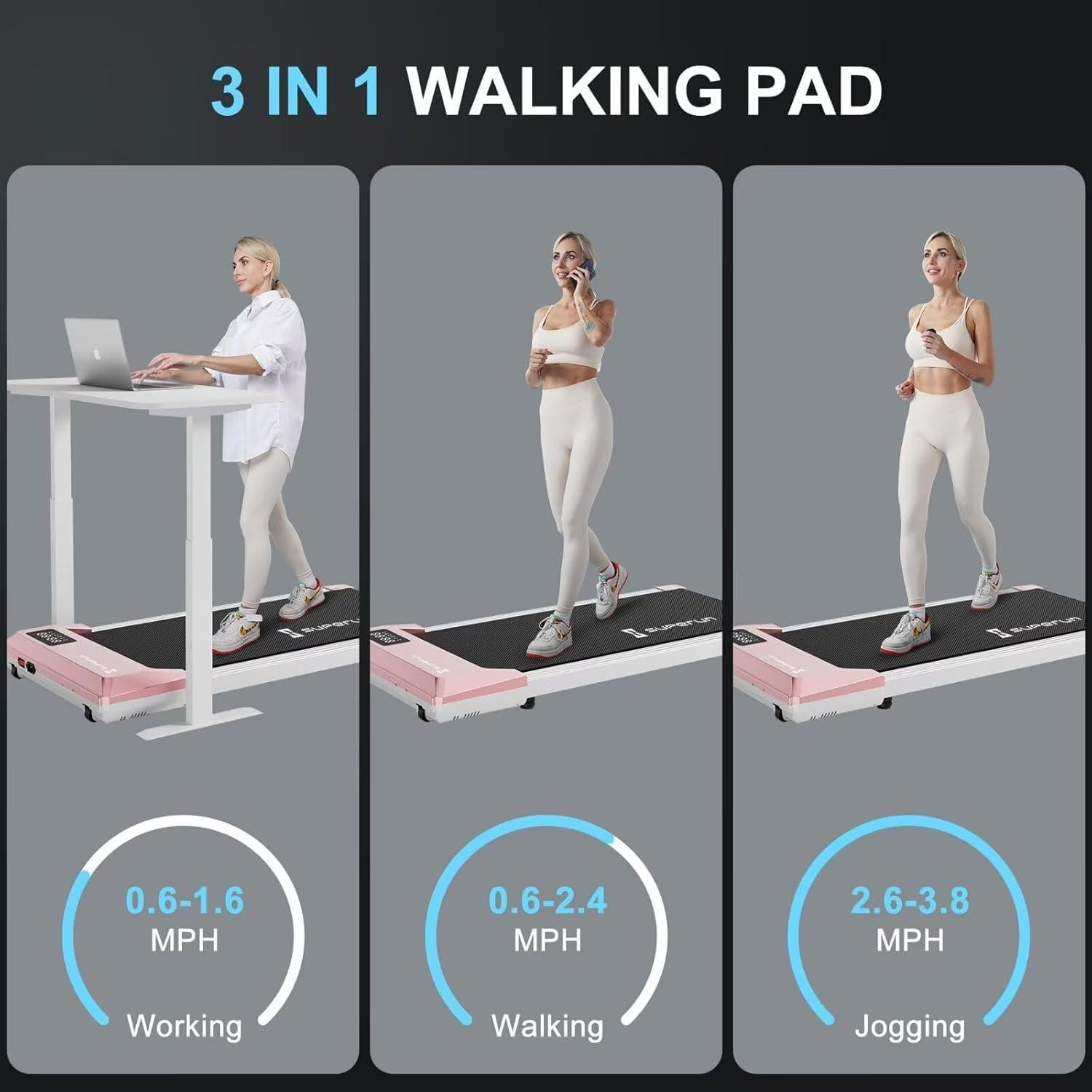 Cinta de Correr Bajo Escritorio Superun BA05 2.5 HP 136 Kg