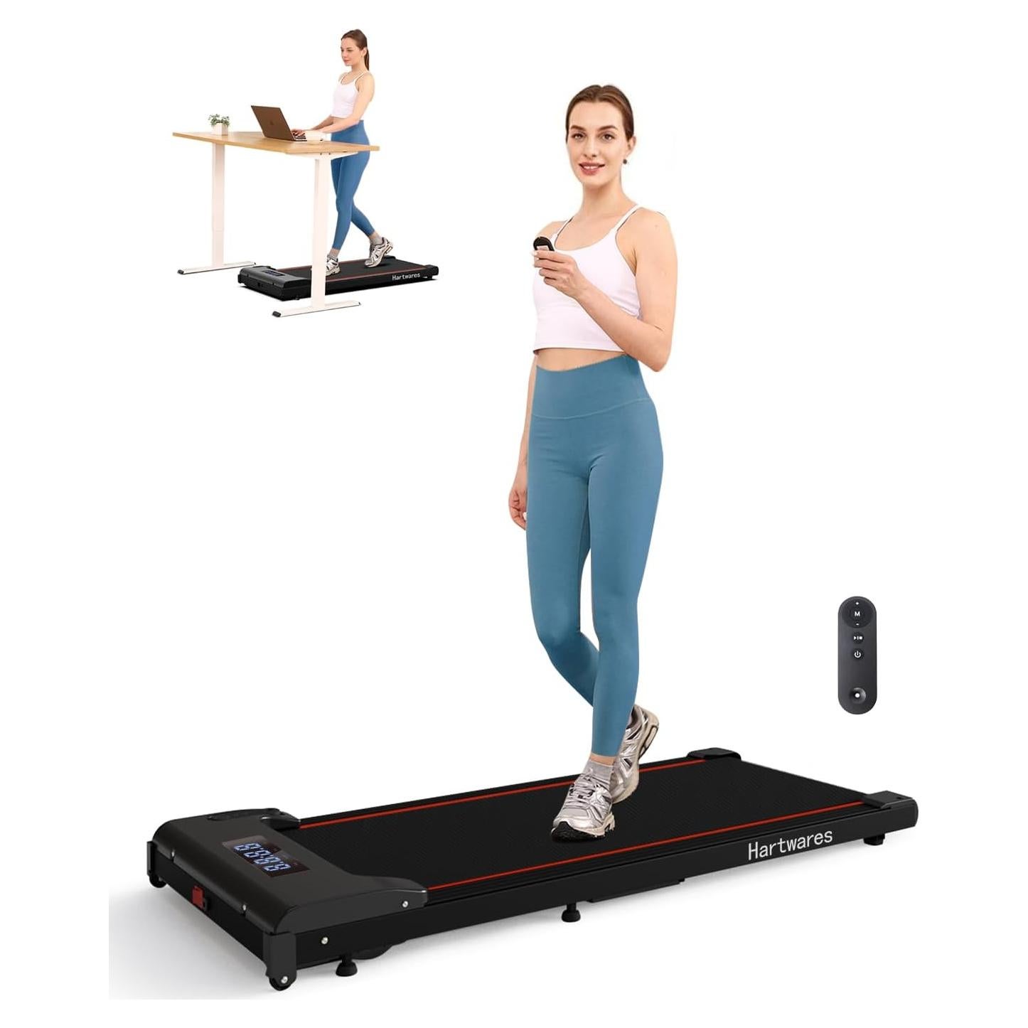 Caminadora Bajo Escritorio Hartwares DH-12-AB 2.5HP Compacta