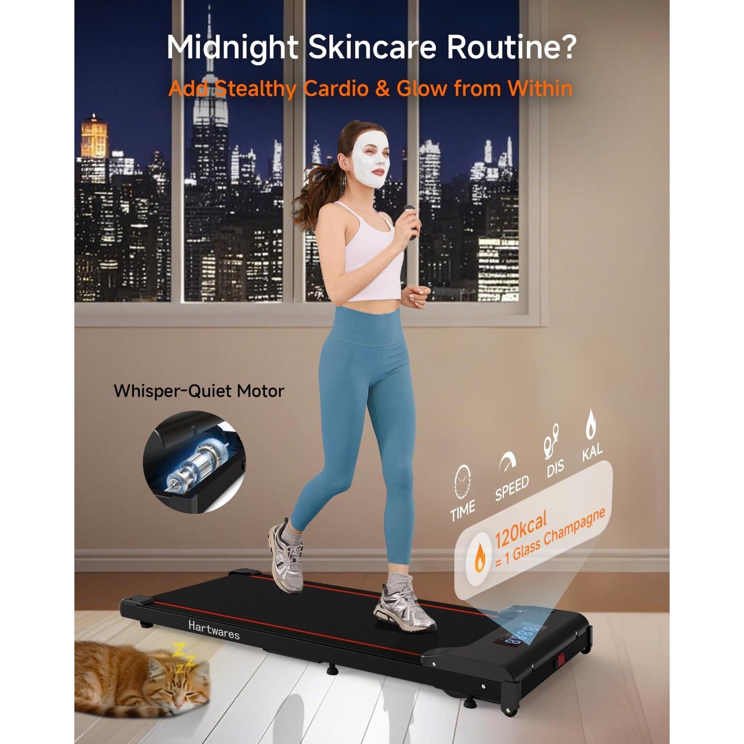 Caminadora Bajo Escritorio Hartwares DH-12-AB 2.5HP Compacta