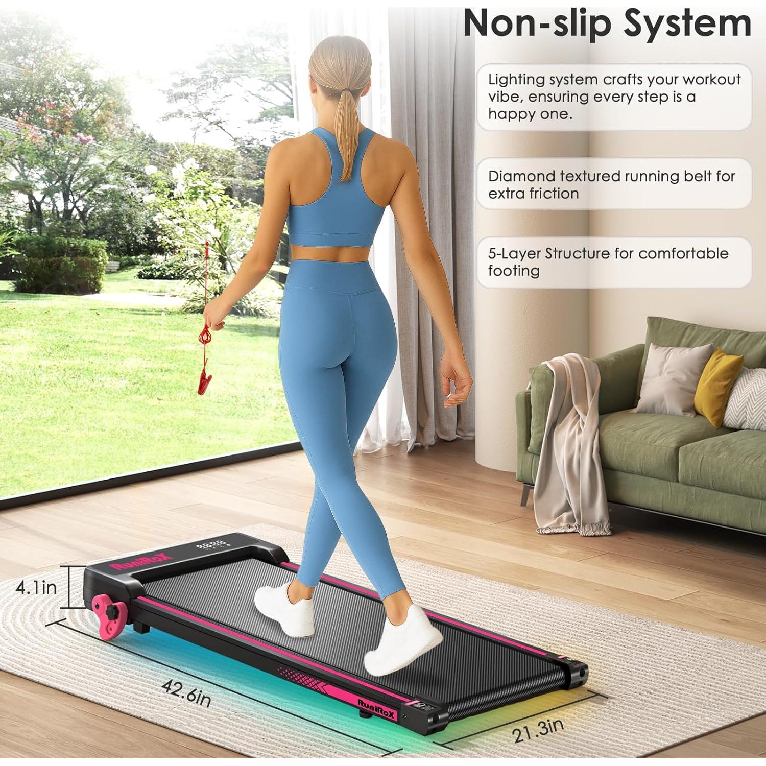 Caminadora Portátil RuniRoX 0003 con Inclinación 3 Niveles