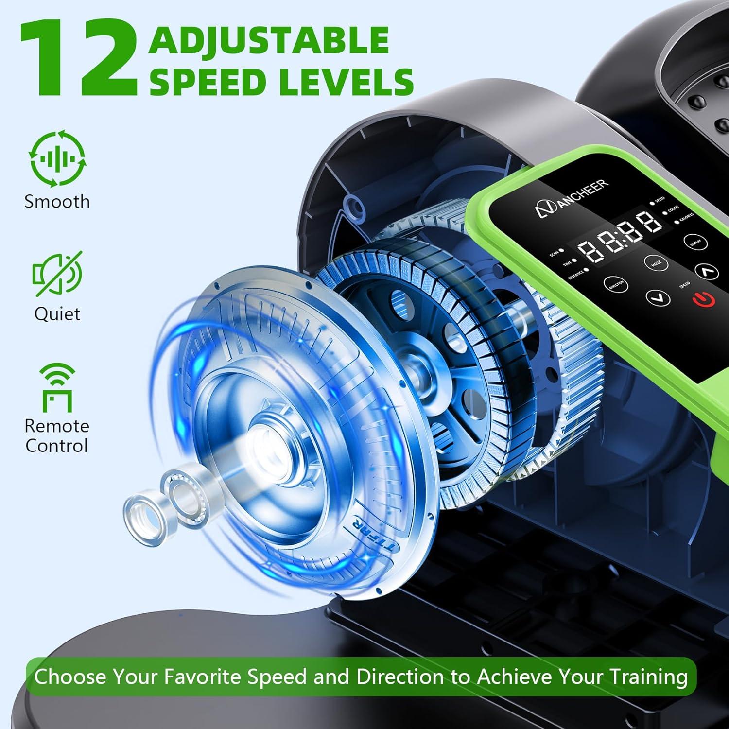 Máquina Elíptica Bajo Escritorio ANCHEER AMA006015-G 12 Velocidades