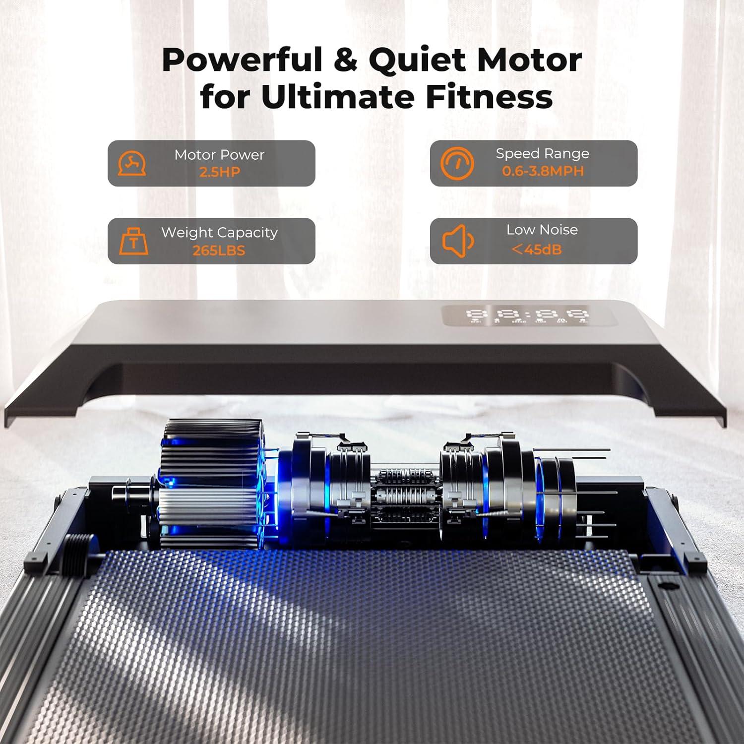 Caminadora Bajo Escritorio Lacuffy BA06 2.5 HP 120 Kg