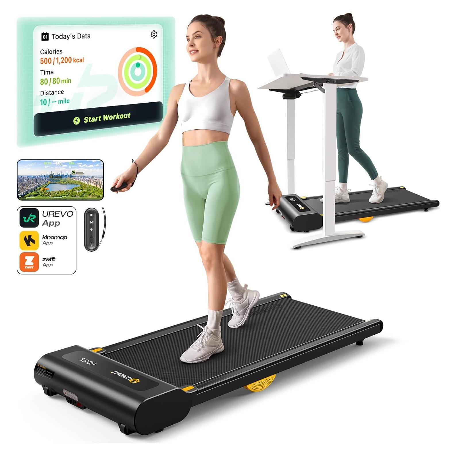 Cinta de Correr UREVO URTM025 2.25HP Portátil 120 kg