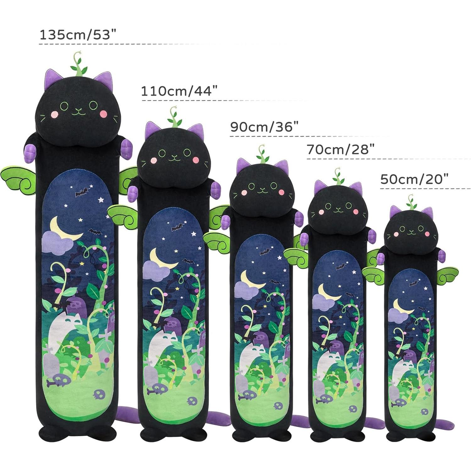 Gato de Peluche Mewaii 135 cm Suave Almohada Kawaii