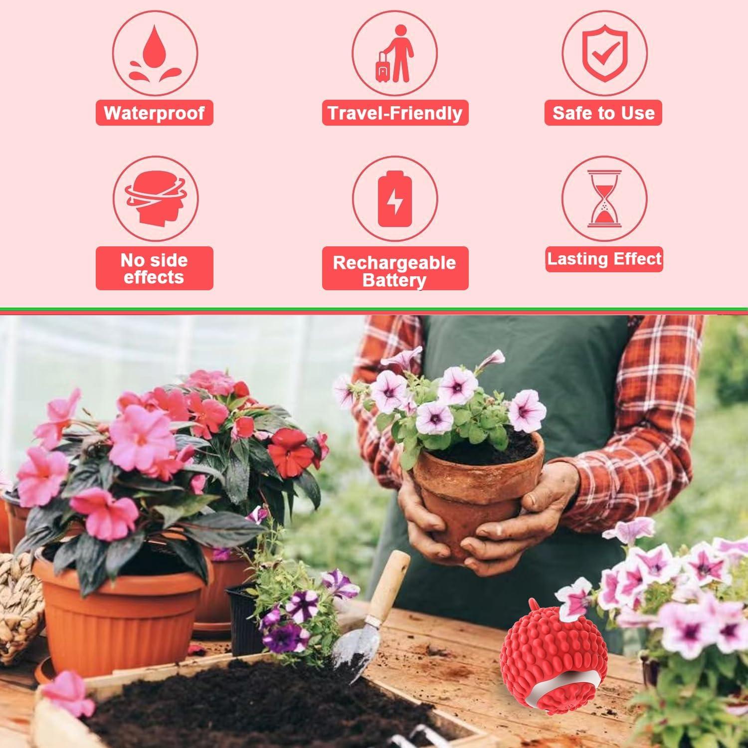 Bola de Masaje Vibrante PJJKR VMB01 para Temblores y Estrés