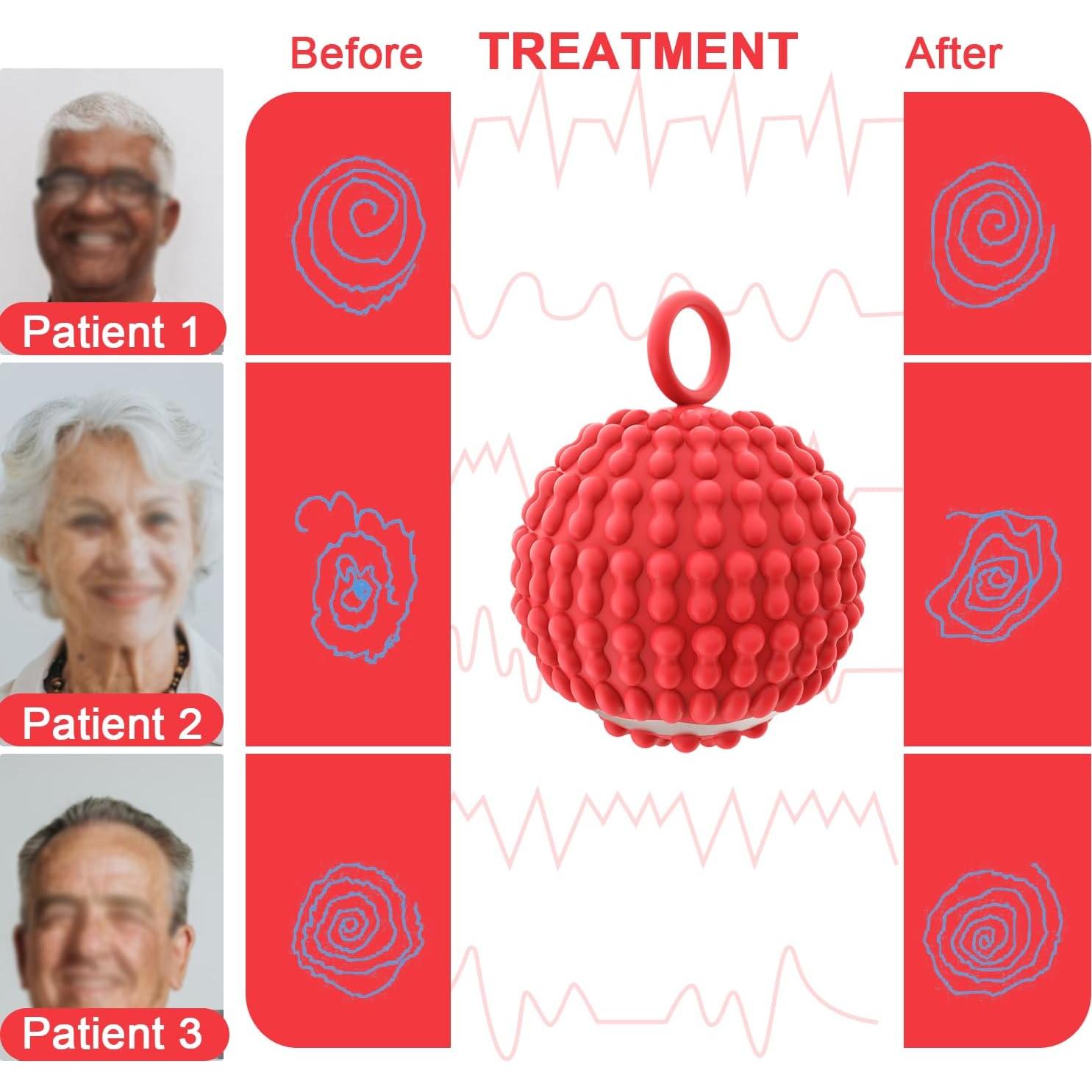 Bola de Masaje Vibrante PJJKR VMB01 para Temblores y Estrés