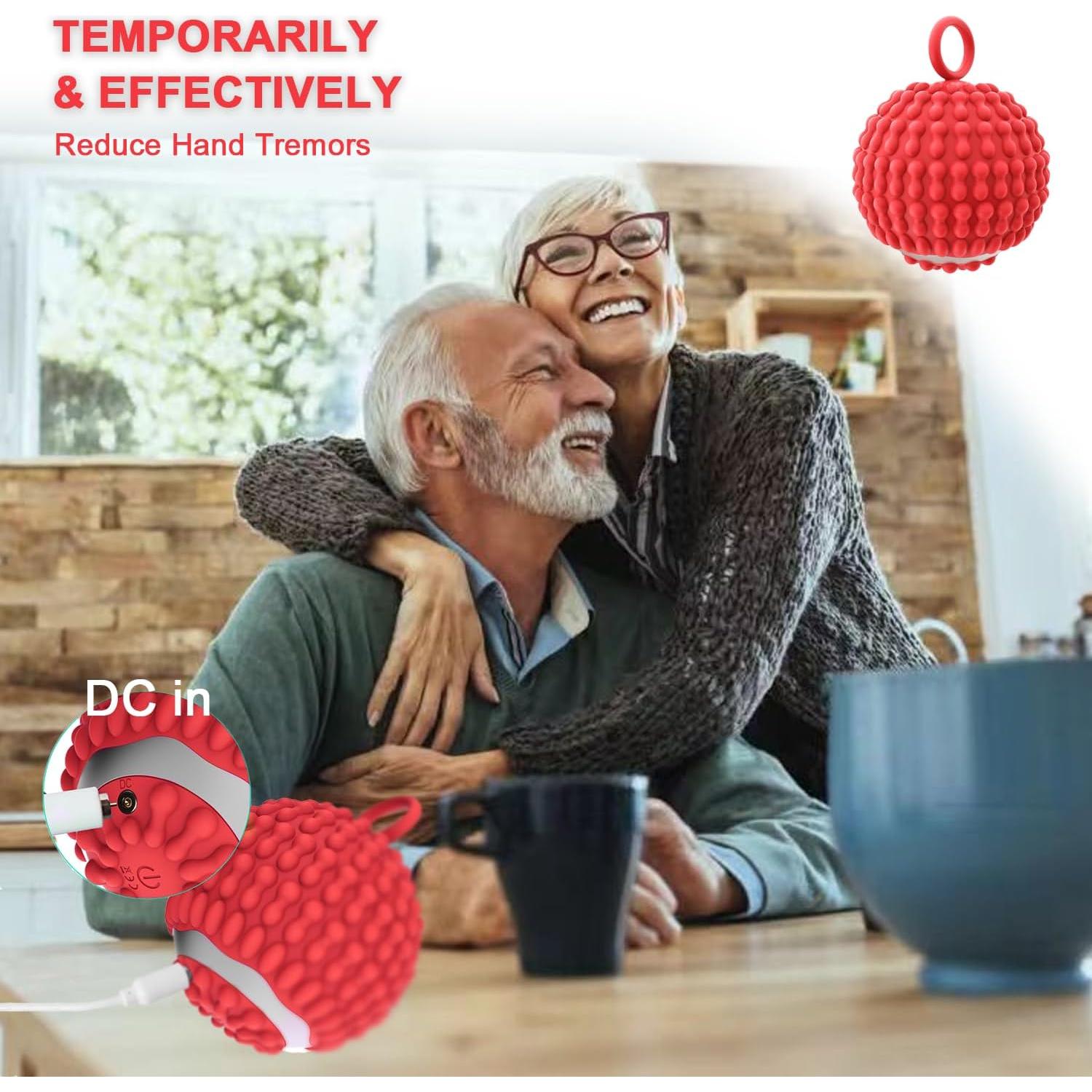 Bola de Masaje Vibrante PJJKR VMB01 para Temblores y Estrés