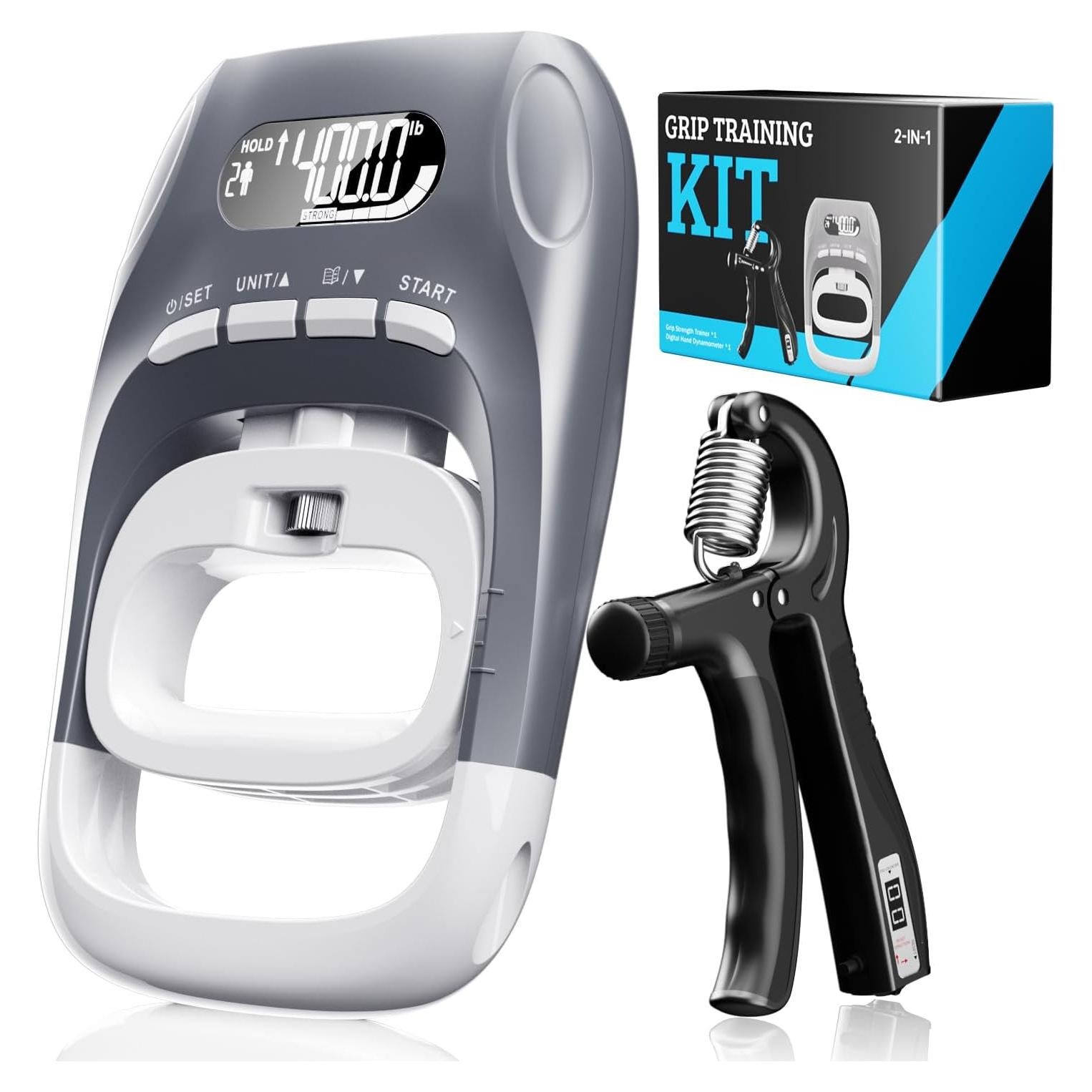 Probador de Fuerza de Agarre Digital AUWFV 400lbs/180kg