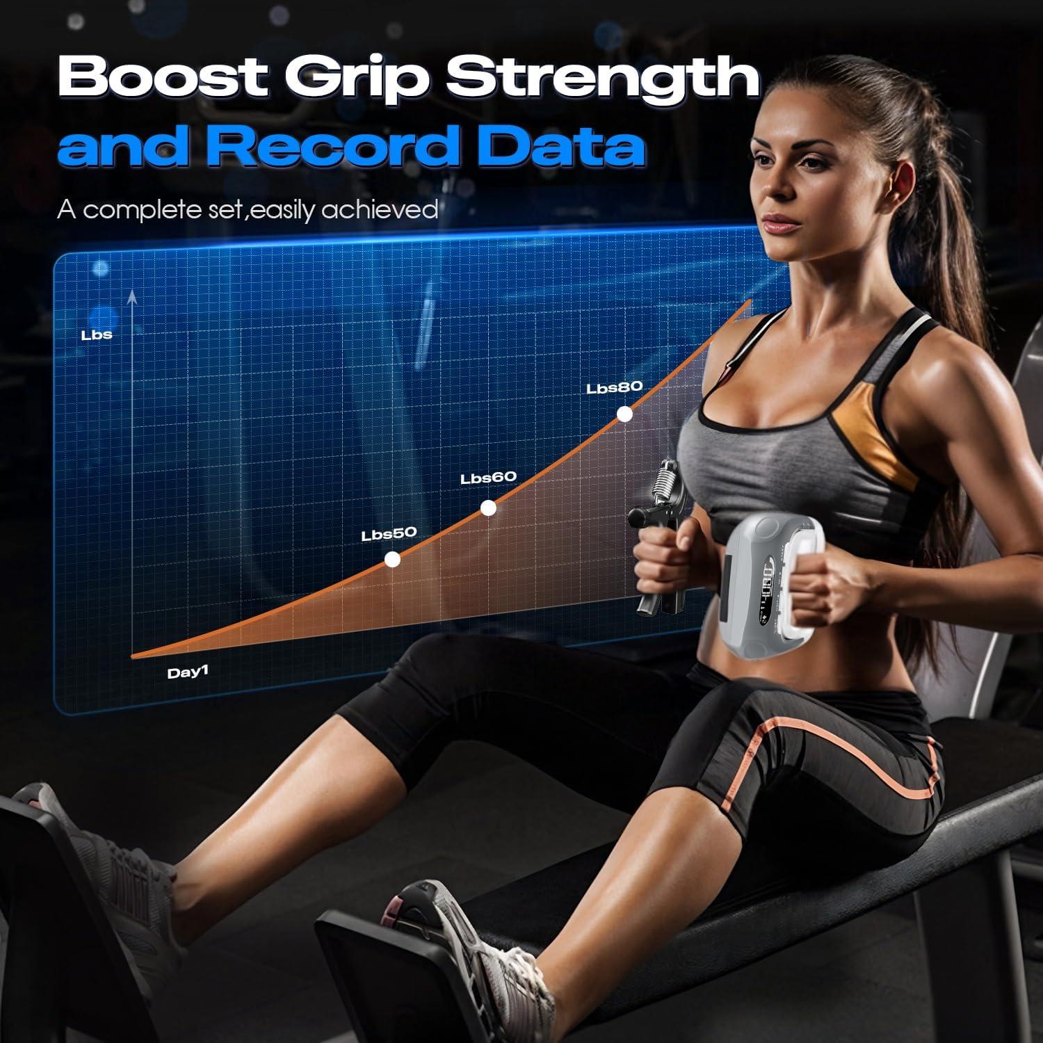 Probador de Fuerza de Agarre Digital AUWFV 400lbs/180kg