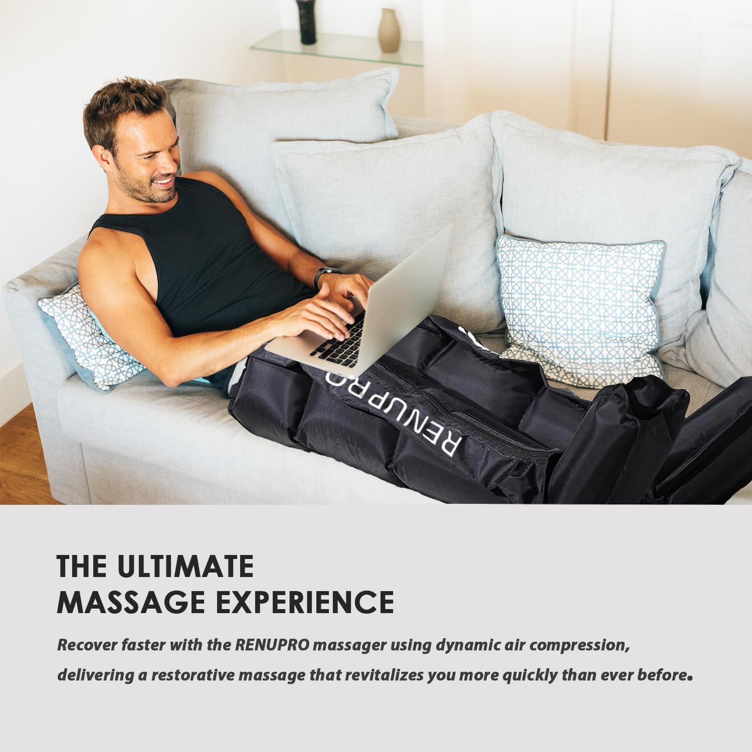 Sistema de Masaje de Piernas RENUPRO - Compresión de Aire Dinámica