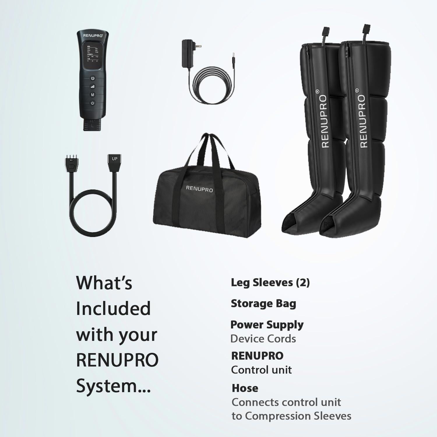 Sistema de Masaje de Piernas RENUPRO - Compresión de Aire Dinámica