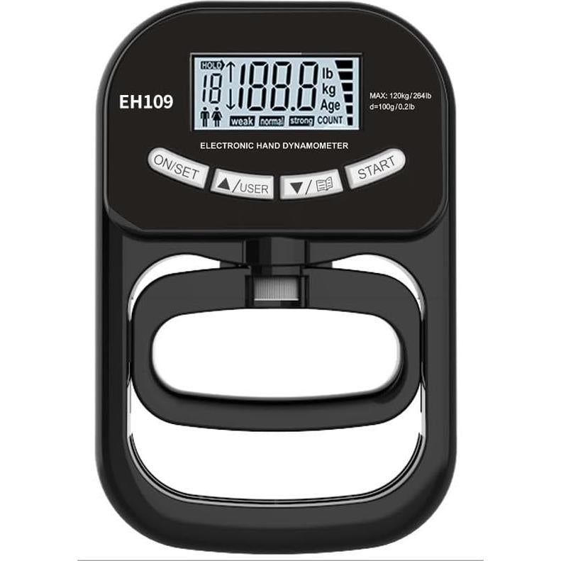 Entrenador de Fuerza de Agarre ByteX - Medidor Digital 120 kg