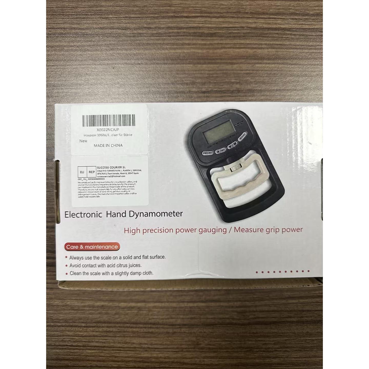 Dinamómetro de Mano Electrónico Inaepeak 180kg Ajustable