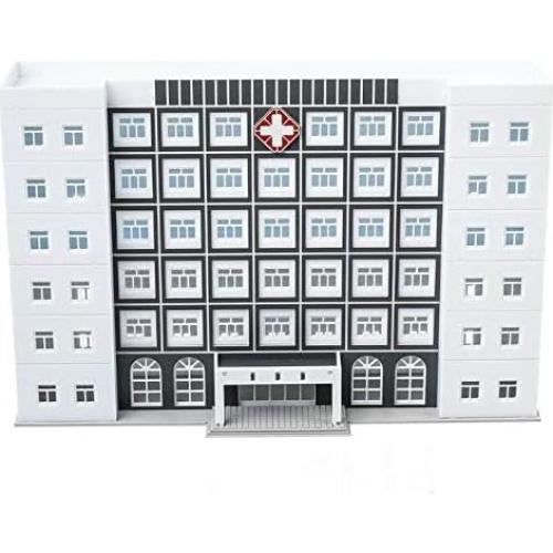 Modelo de Edificio Hospitalario 1:150 EatingBiting Blanco 21x6x14cm