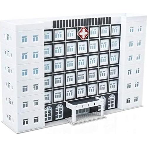 Modelo de Edificio Hospitalario 1:150 EatingBiting Blanco 21x6x14cm
