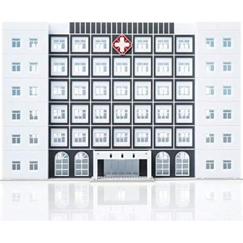 Modelo de Edificio Hospitalario 1:150 EatingBiting Blanco 21x6x14cm