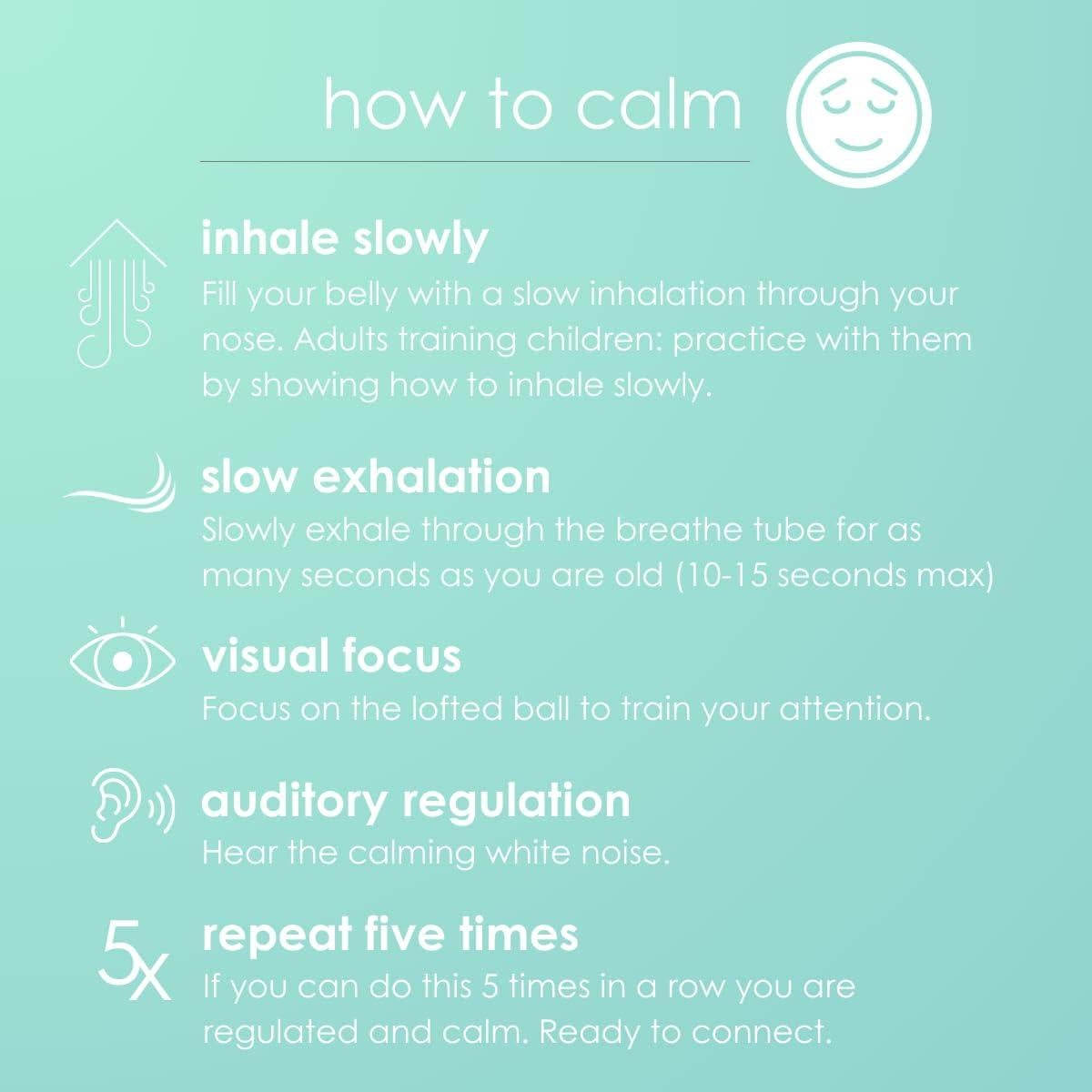 webe kälm Herramienta Sensorial Azul para Calmar y Regular