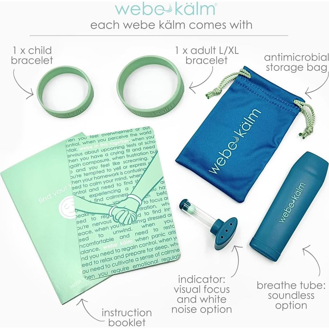 webe kälm Herramienta Sensorial Azul para Calmar y Regular