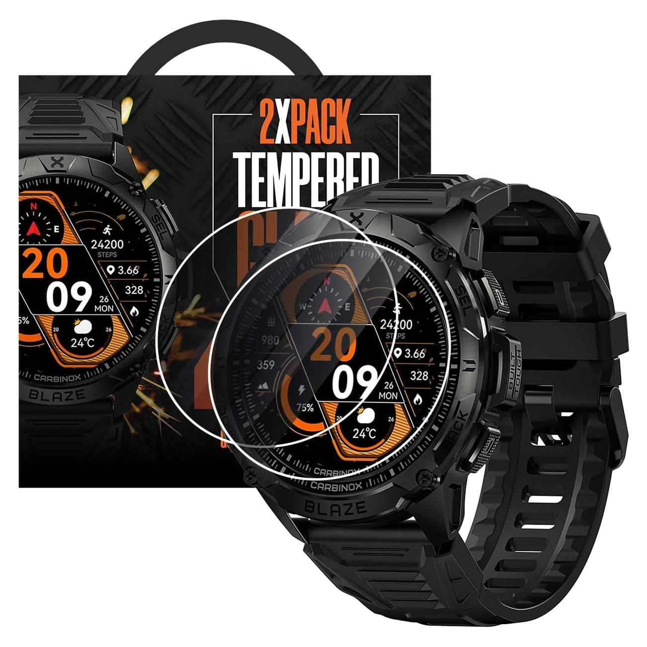 Protector de Pantalla Carbinox Blaze R Vidrio Templado 2 Pzas