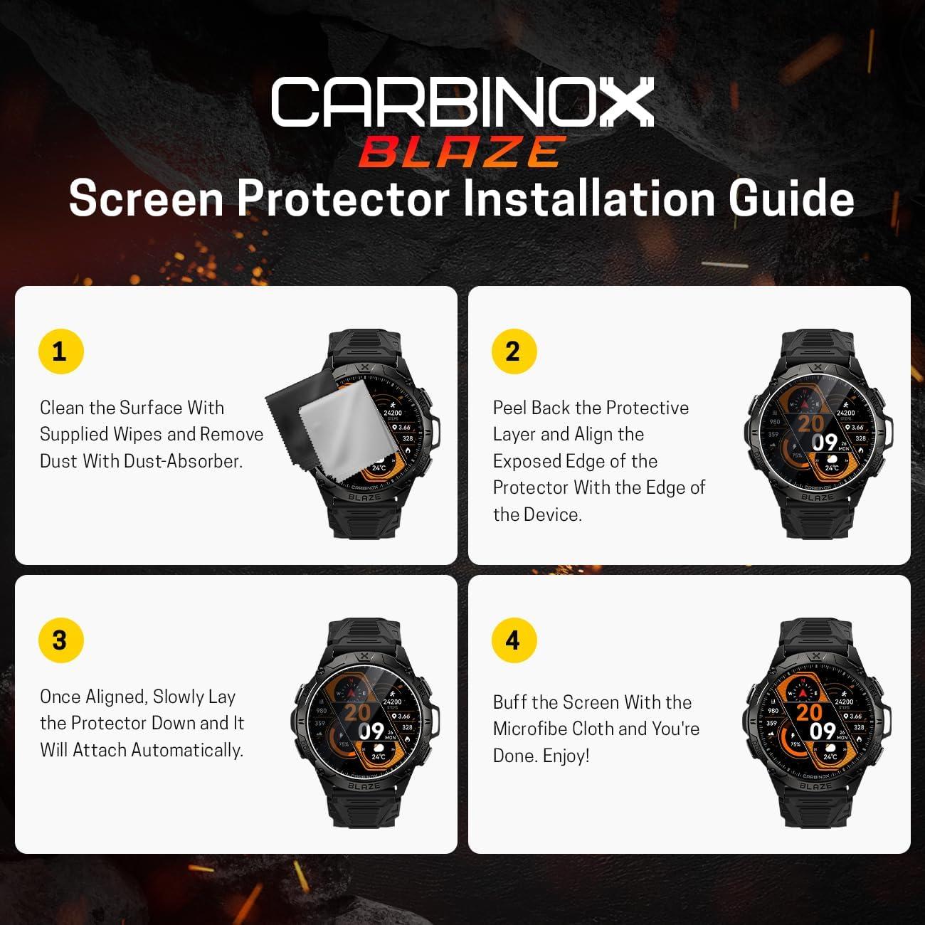 Protector de Pantalla Carbinox Blaze R Vidrio Templado 2 Pzas