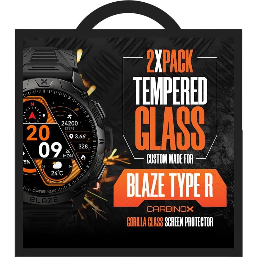 Protector de Pantalla Carbinox Blaze R Vidrio Templado 2 Pzas