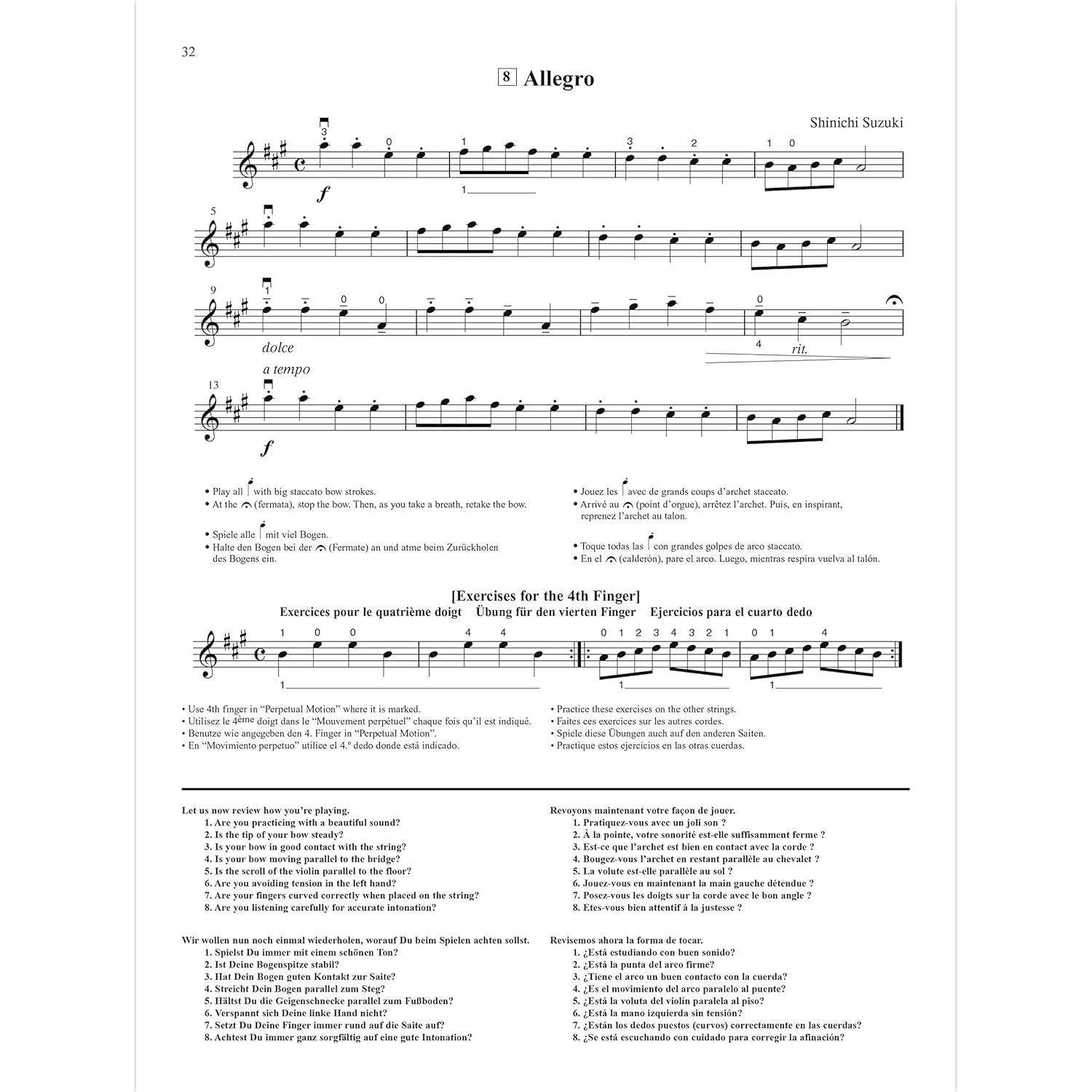 Suzuki Violin School, Vol 1: Violin Part