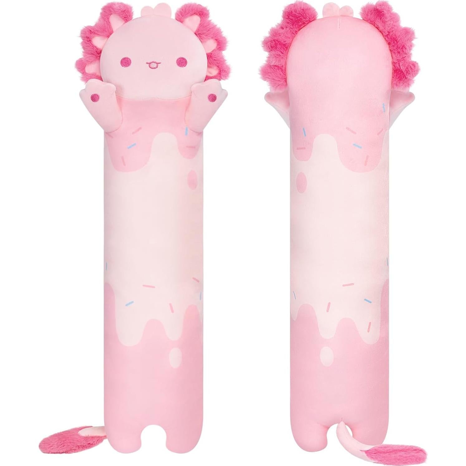 Peluche Axolote Rosa Mewaii 110 cm Almohada Suave