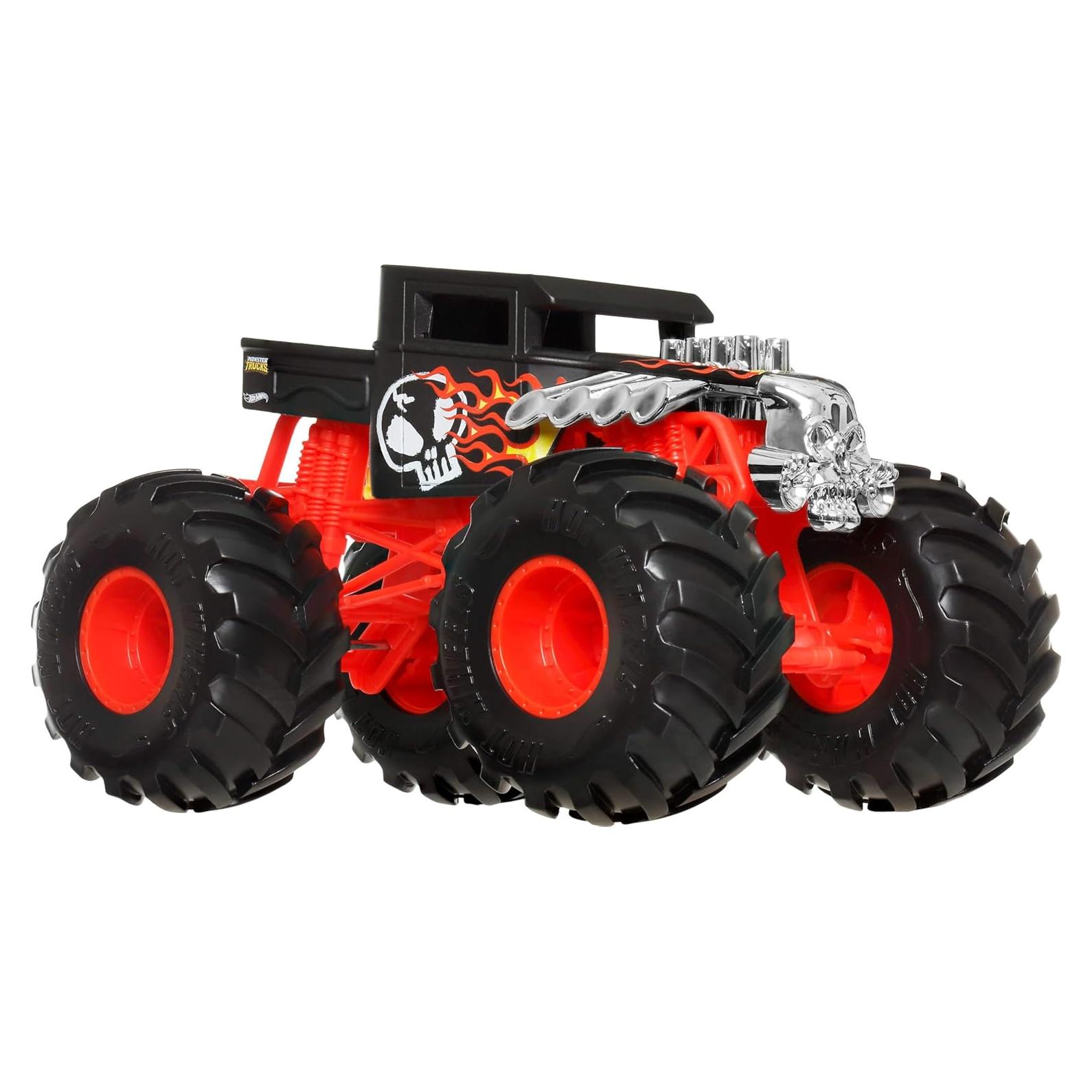 Camión Monstruo Hot Wheels 1:24 Metal Fundido Ruedas Gigantes