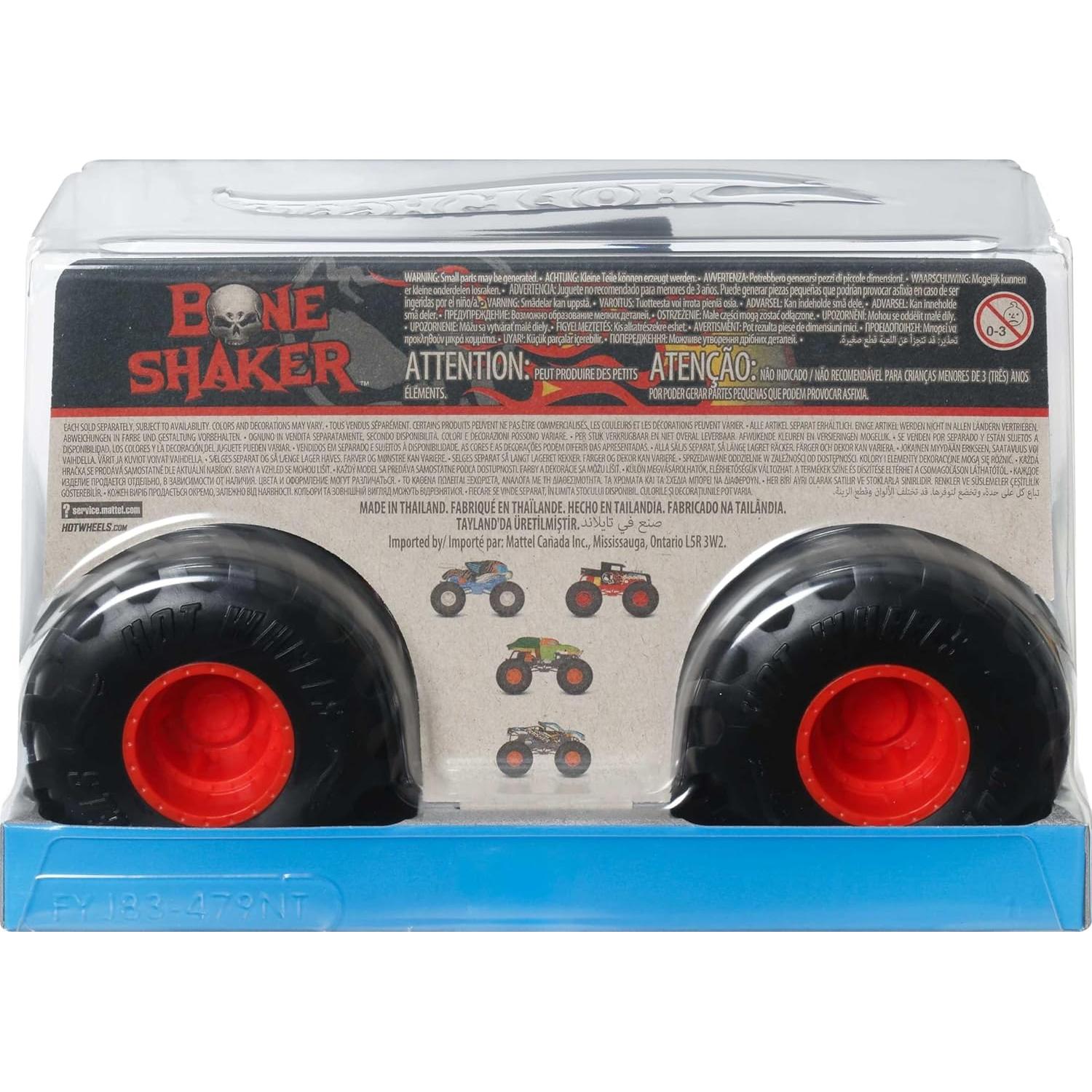 Camión Monstruo Hot Wheels 1:24 Metal Fundido Ruedas Gigantes