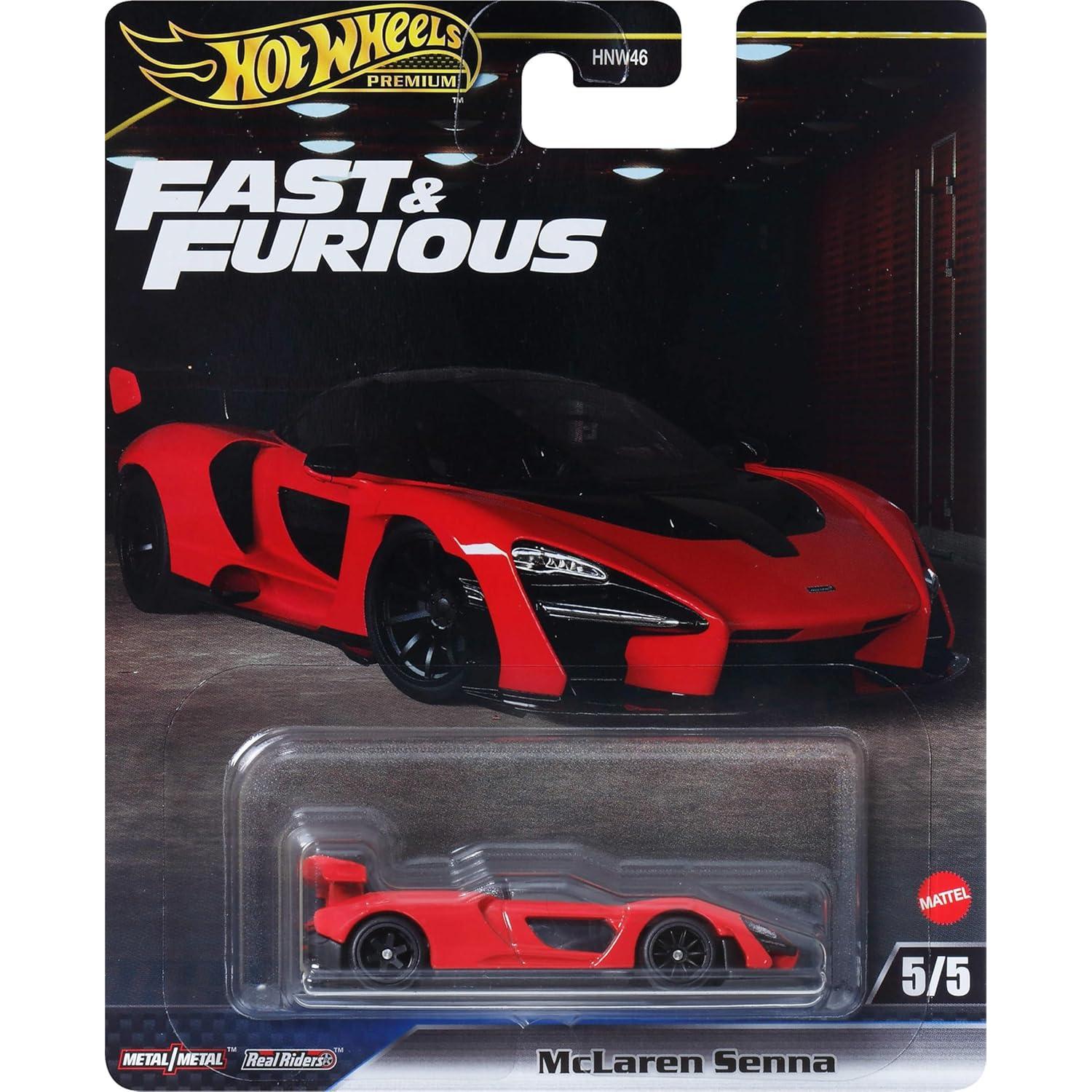 Hot Wheels Coche de Metal Fundido 1:64 Rápido y Furioso