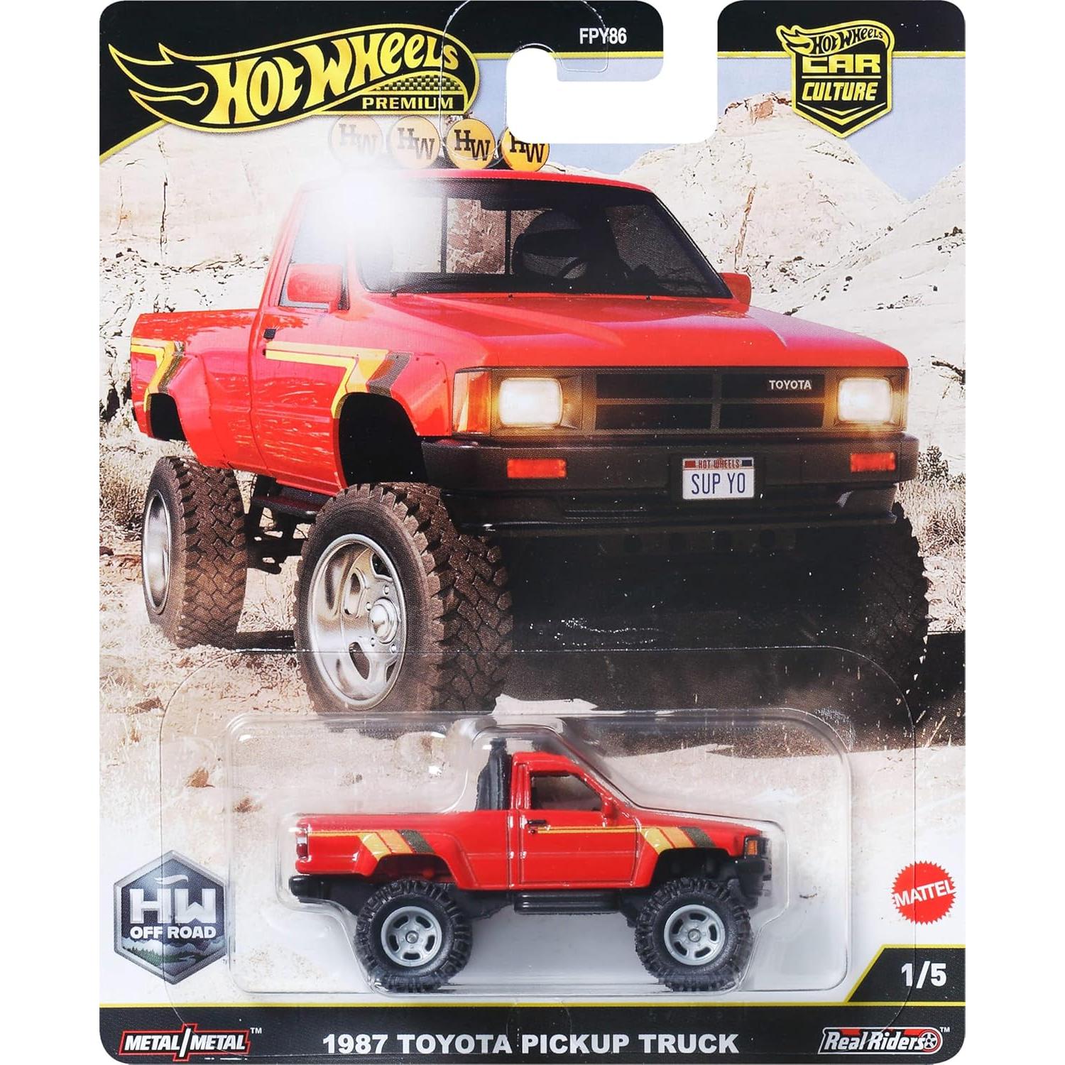 Hot Wheels Premium Car Culture Toyota 1987 1:64 Todo Terreno