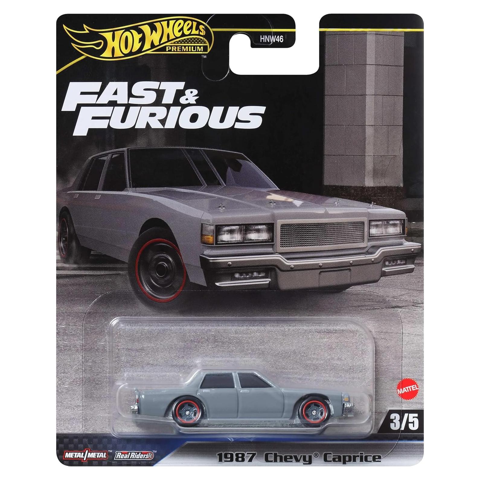 Coche Hot Wheels Premium Rápido y Furioso 1:64 Metal Mattel