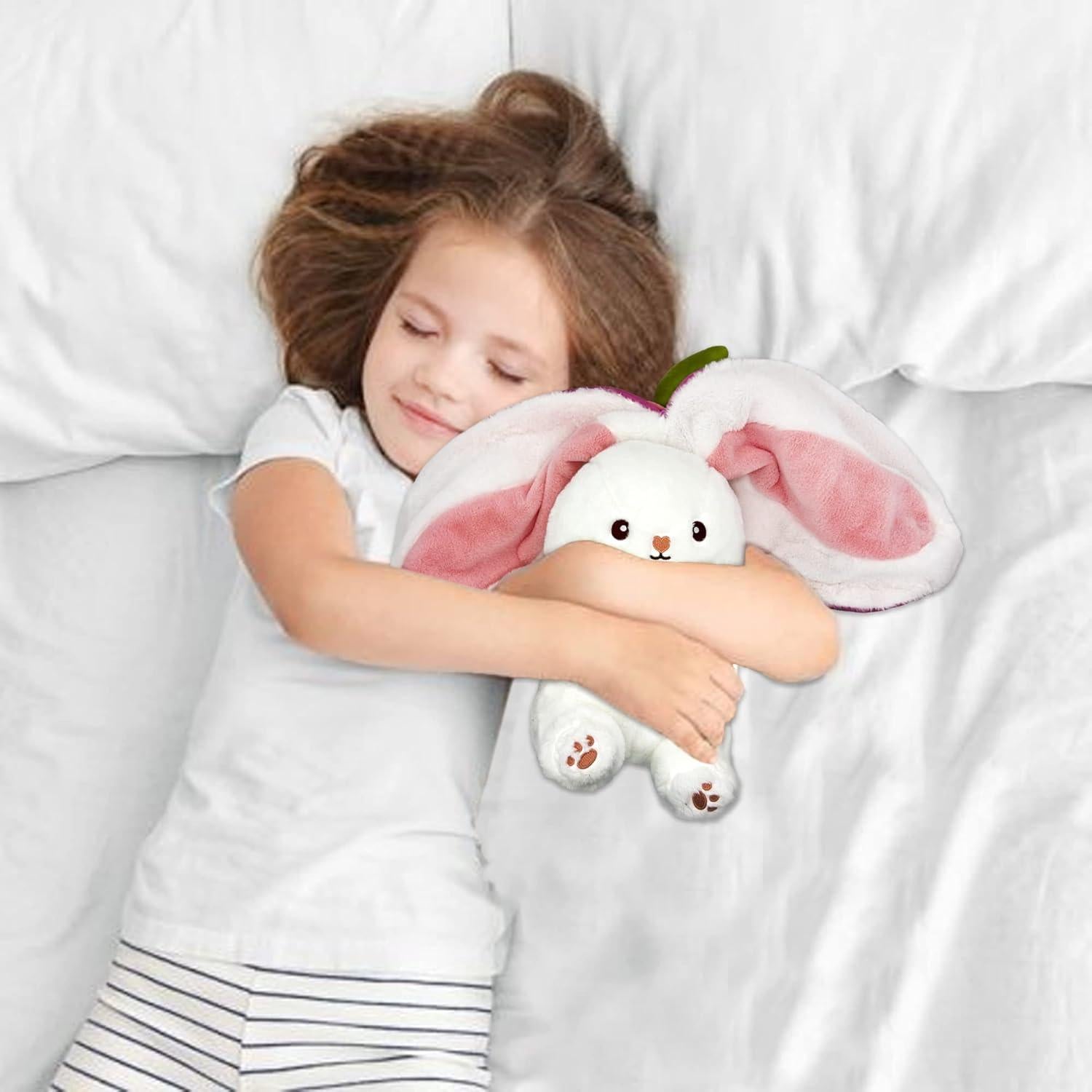 Conejo de Peluche Reversible YOUBLEK 35 cm Fresa