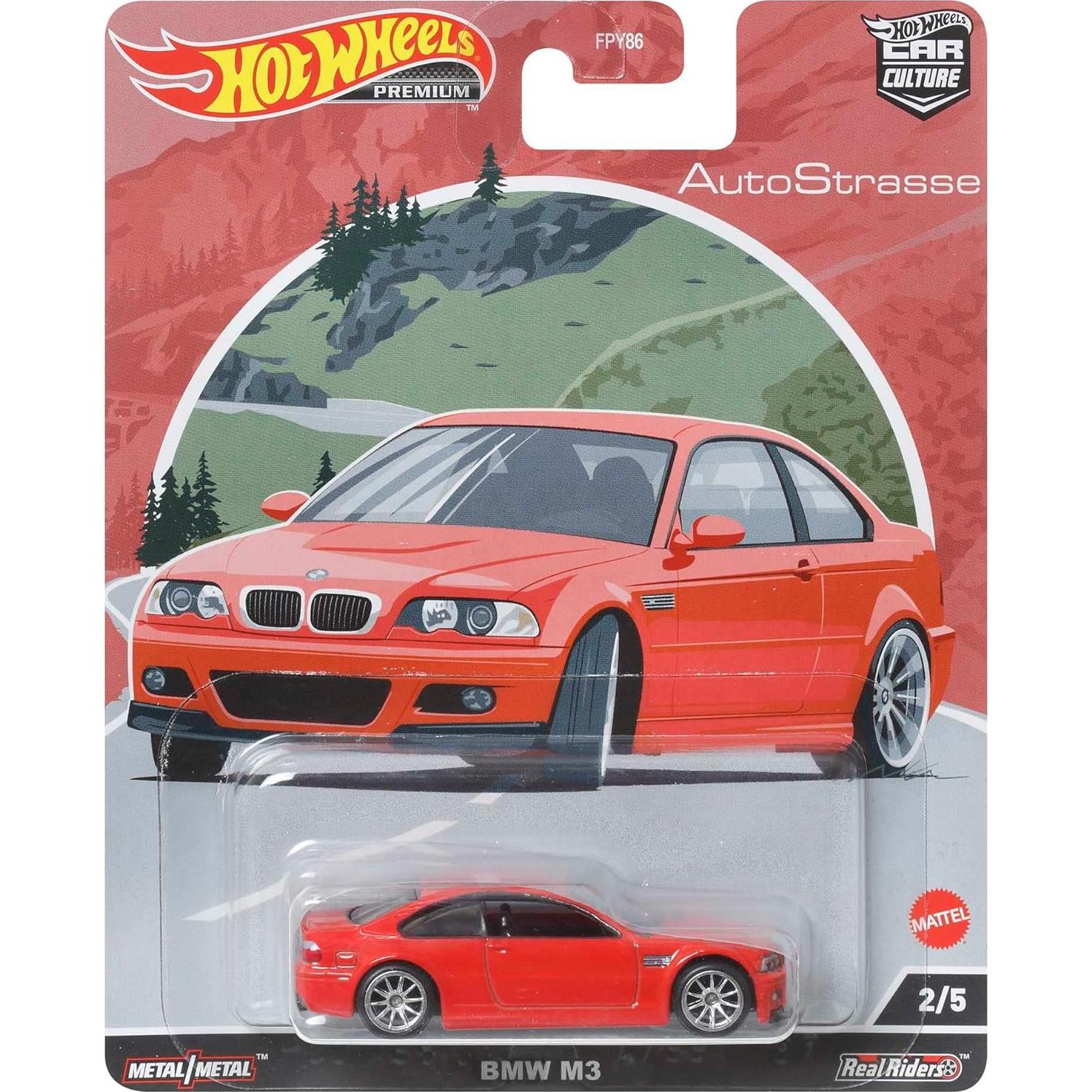 Hot Wheels Circuit Legends BMW M3 E46 1:64 para niños 3+
