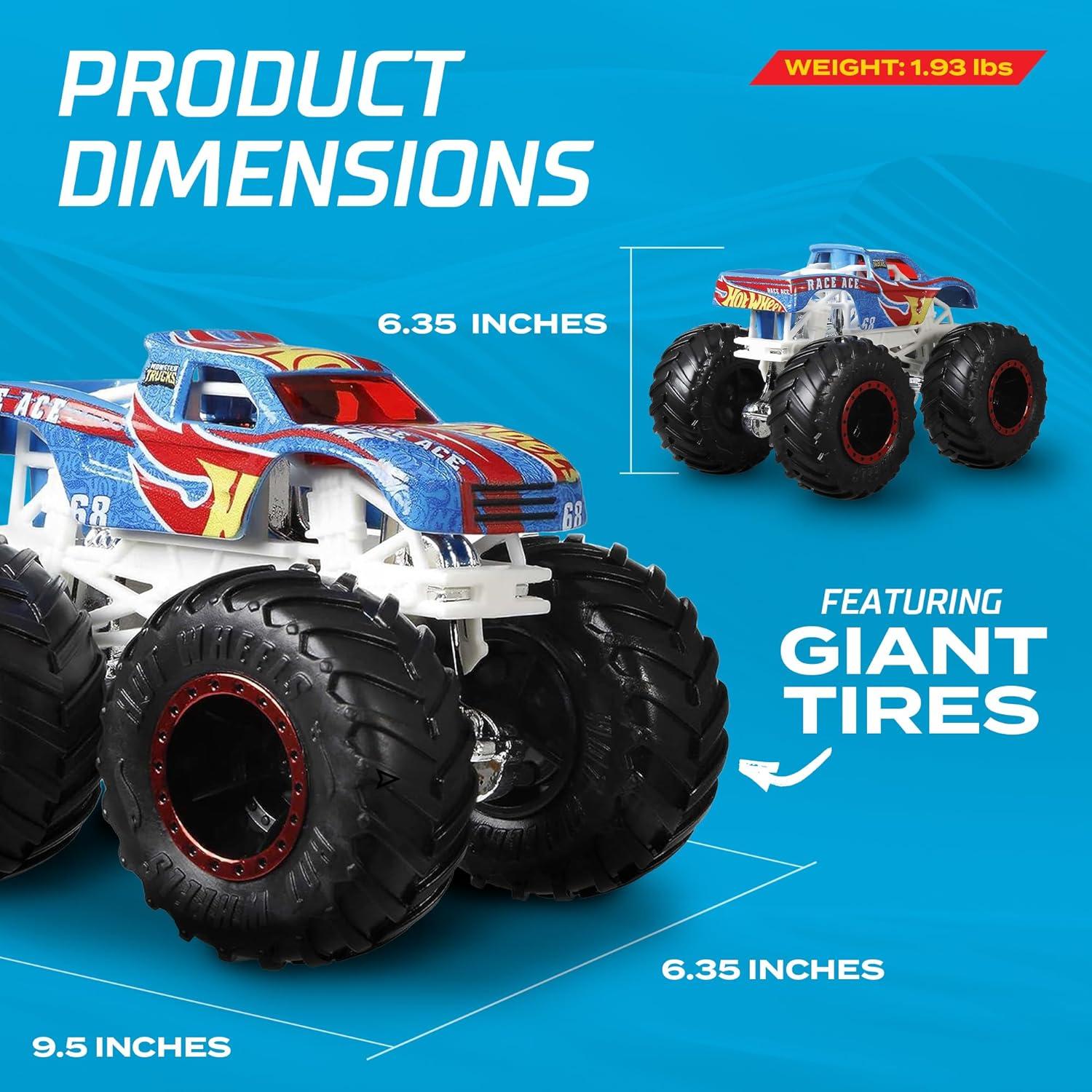 Hot Wheels Monster Trucks 8-Pack Camiones Monstruo 1:64