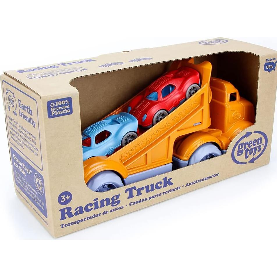 Camión de Carreras Green Toys con 2 Coches - 0.69 kg