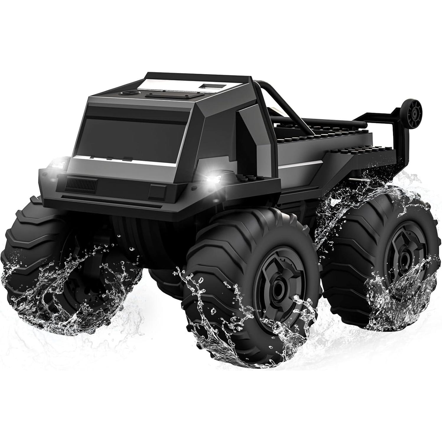 Coche RC Anfibio ACAMMZAR 1:16 4WD Impermeable 60 Minutos
