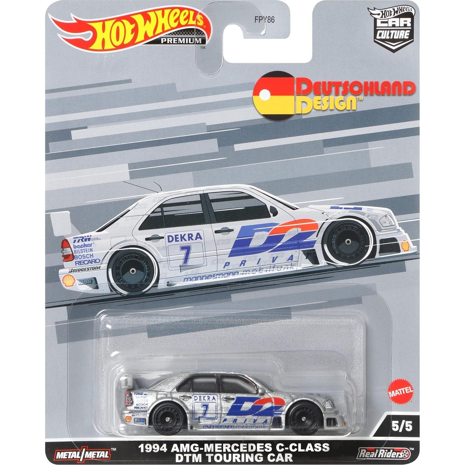 Hot Wheels Car Culture Circuit Legend 1994 AMG Mercedes C-Class 1:64